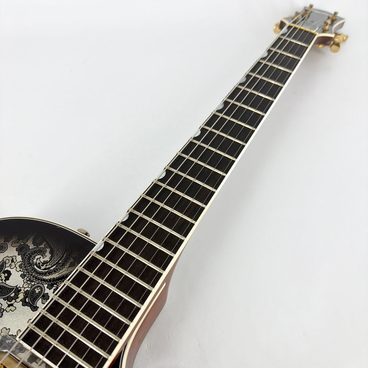 2022 Gretsch Stephen Stern Masterbuilt Custom Shop G6128-CS Duo Jet Relic - Black Paisley