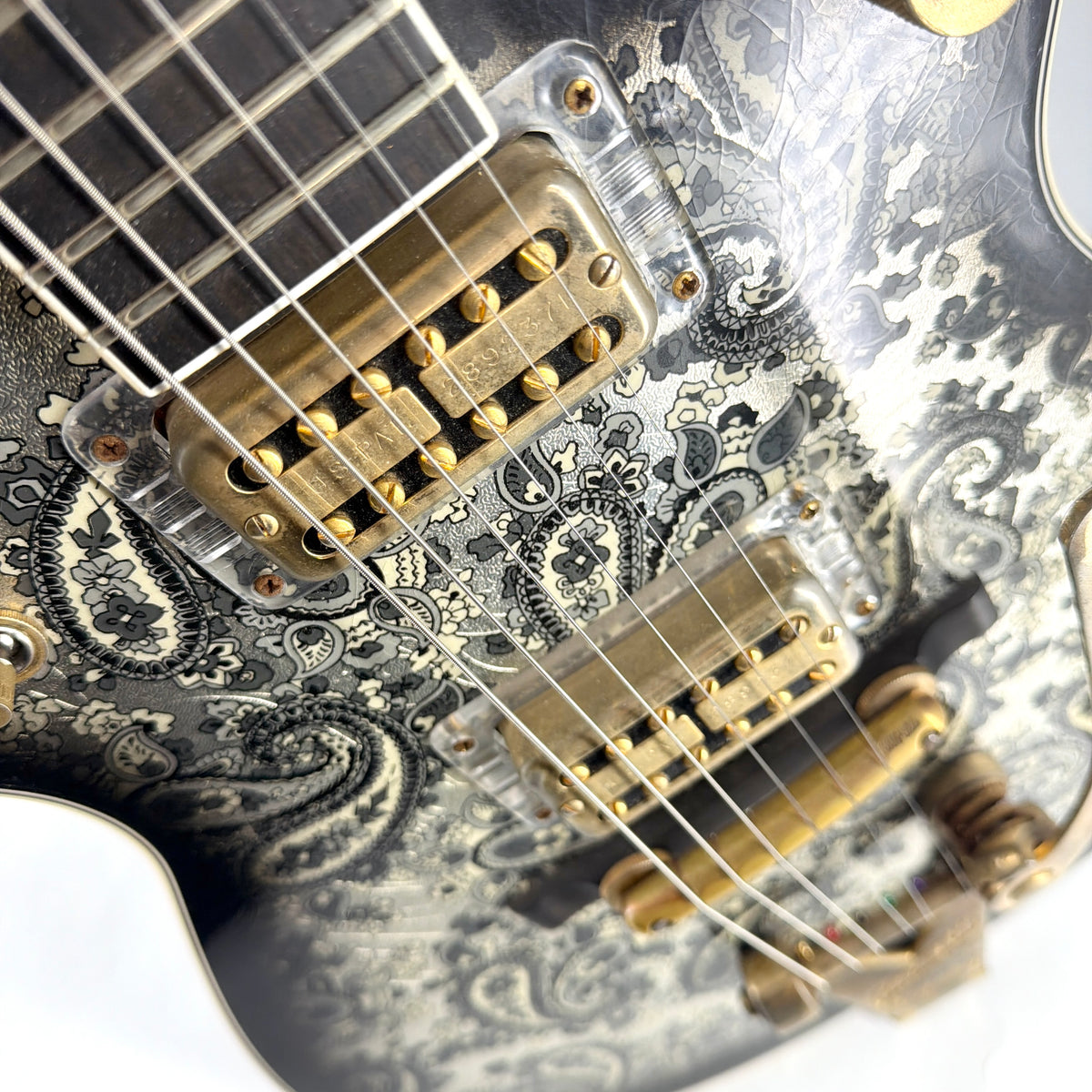2022 Gretsch Stephen Stern Masterbuilt Custom Shop G6128-CS Duo Jet Relic - Black Paisley