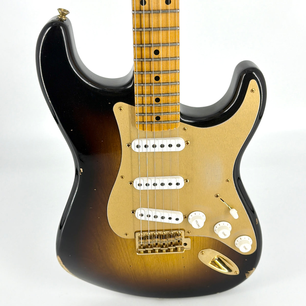 2023 Fender Custom Shop Ltd ’55 Bone Tone Stratocaster Relic – 2 Tone Sunburst