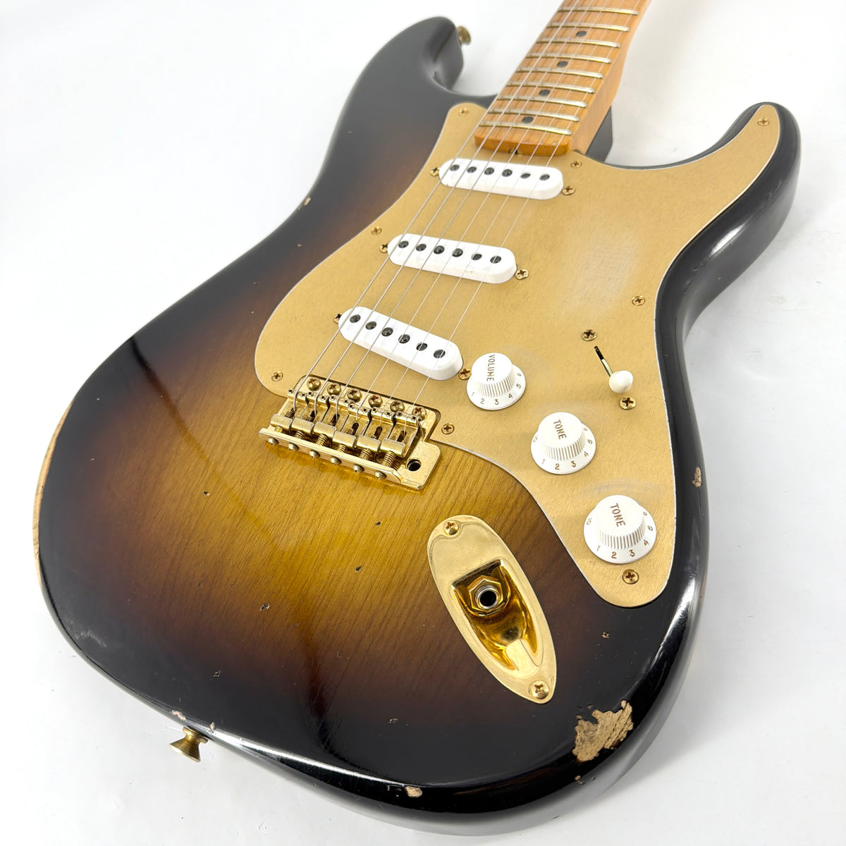 2023 Fender Custom Shop Ltd ’55 Bone Tone Stratocaster Relic – 2 Tone Sunburst