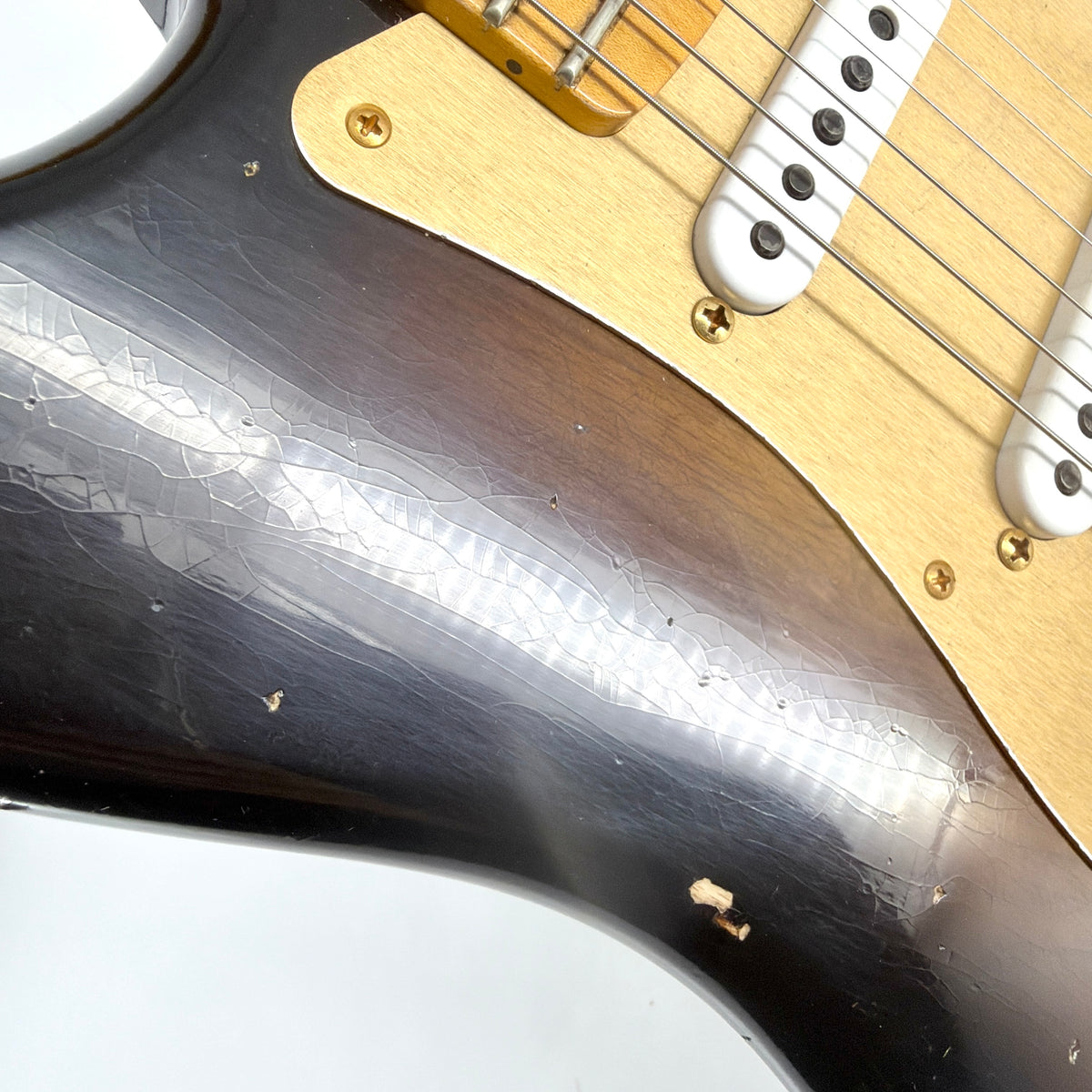 2023 Fender Custom Shop Ltd ’55 Bone Tone Stratocaster Relic – 2 Tone Sunburst