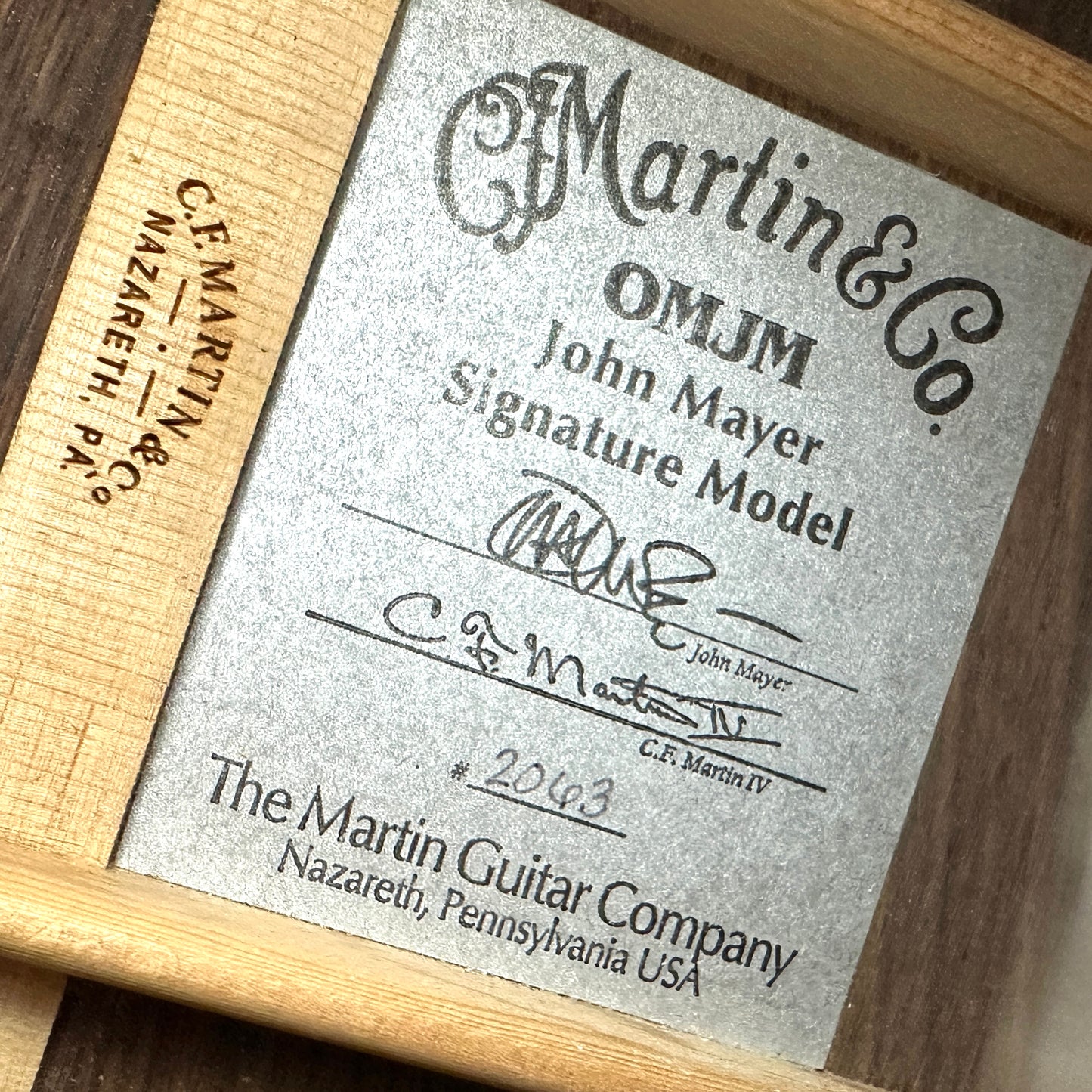 2012 Martin John Mayer Signature OMJM – Natural