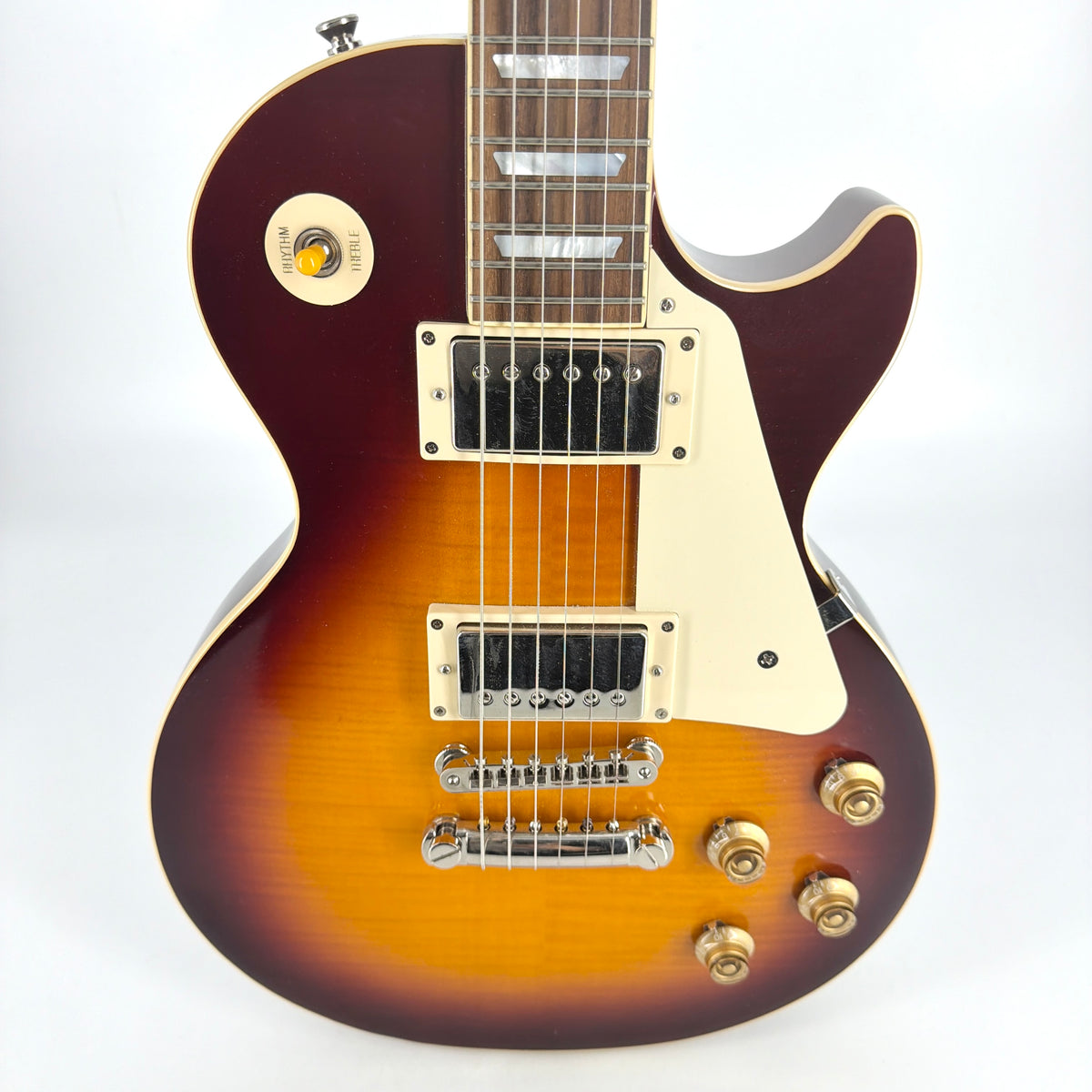 2025 Epiphone Inspired by Gibson Custom 1959 Les Paul Standard Reissue - Deep Cherry Sunburst