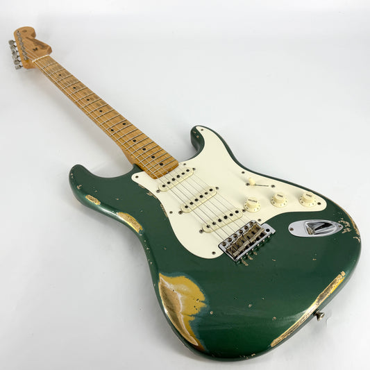 2015 Fender Custom Shop Ltd '57 Stratocaster Heavy Relic - Sherwood Green over Aztec Gold
