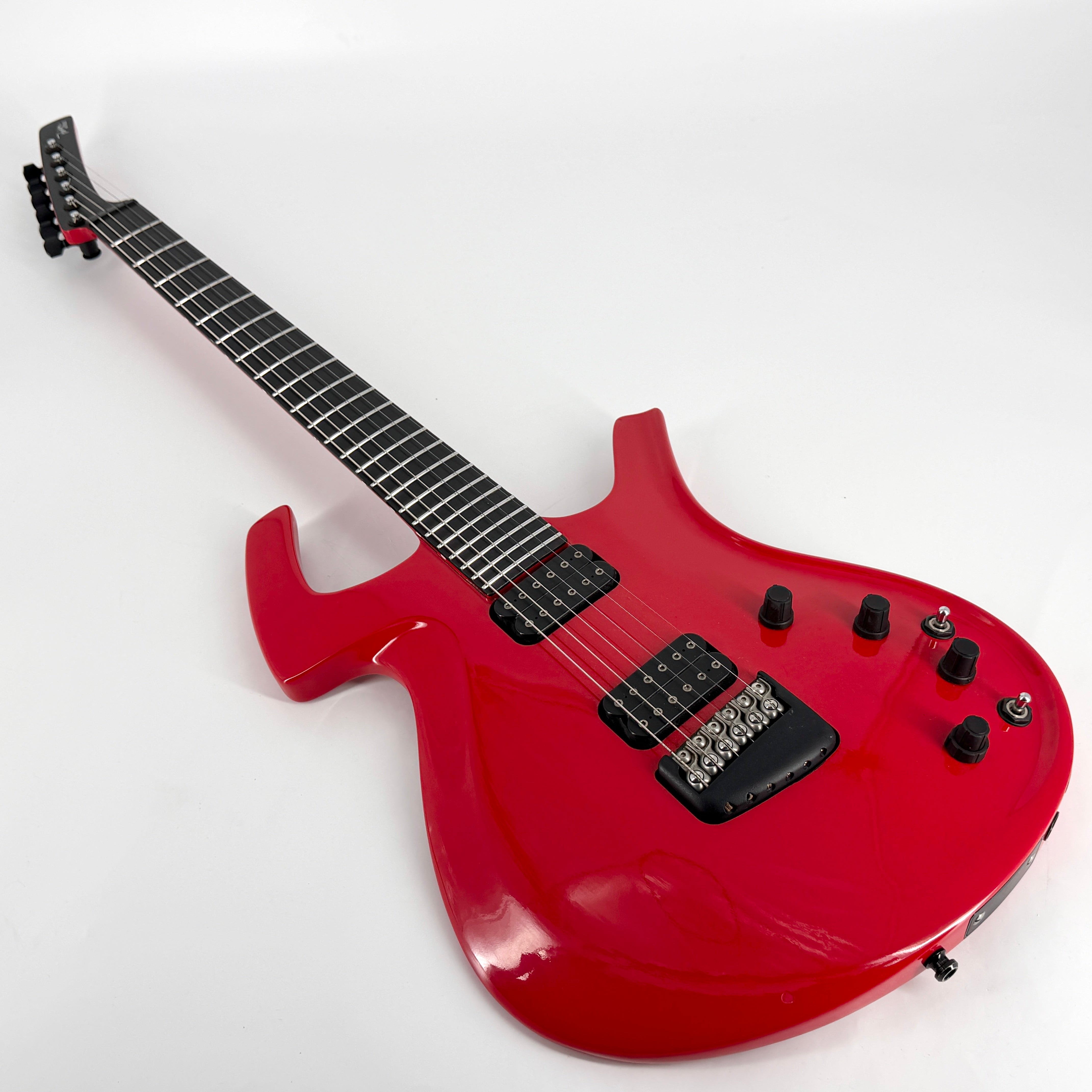 1994 Parker Fly Deluxe Hardtail - Euro Red – Jordan Guitars