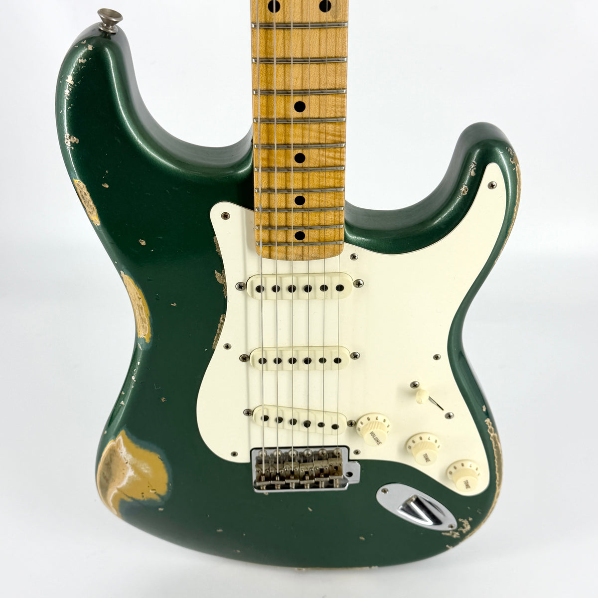 2015 Fender Custom Shop Ltd '57 Stratocaster Heavy Relic - Sherwood Green over Aztec Gold