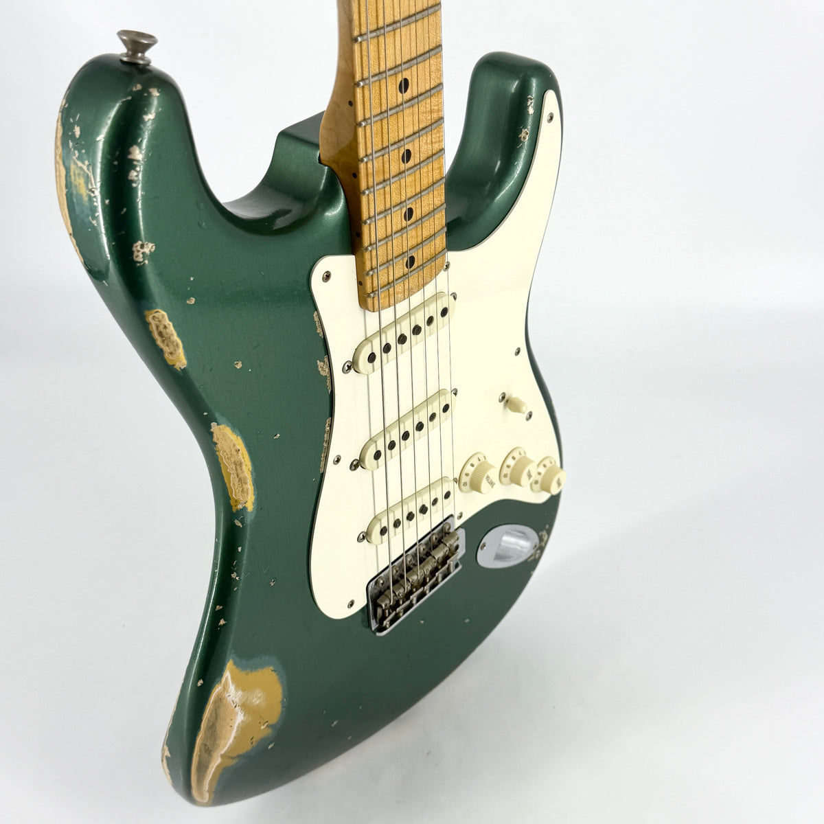 2015 Fender Custom Shop Ltd '57 Stratocaster Heavy Relic - Sherwood Green over Aztec Gold