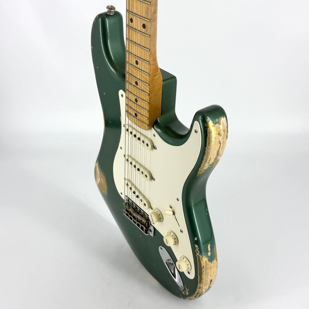 2015 Fender Custom Shop Ltd '57 Stratocaster Heavy Relic - Sherwood Green over Aztec Gold