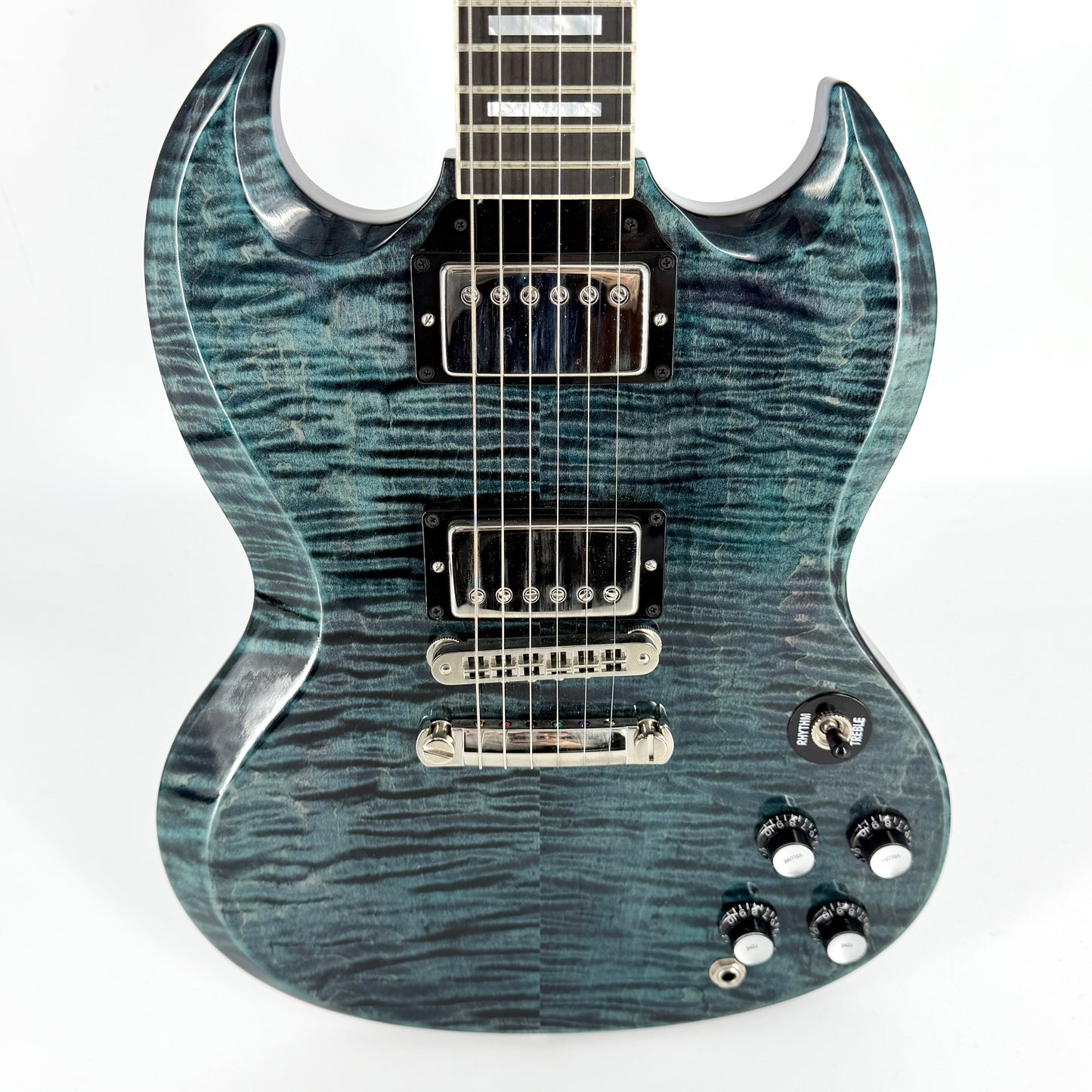 2024 Gibson Custom Shop Made to Measure SG Custom Handpicked Top - Nordic Blue