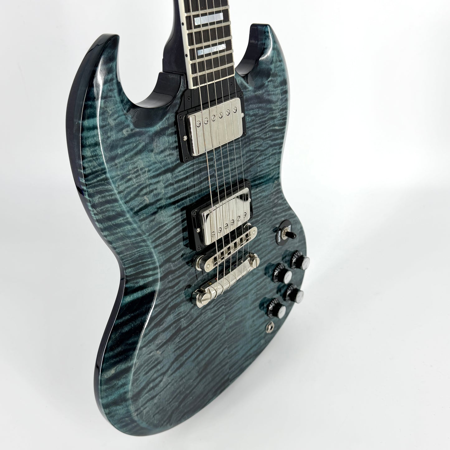 2024 Gibson Custom Shop Made to Measure SG Custom Handpicked Top - Nordic Blue