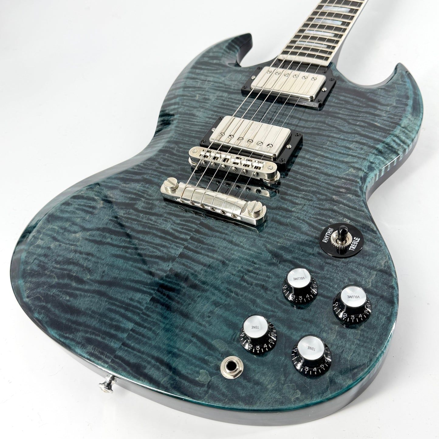2024 Gibson Custom Shop Made to Measure SG Custom Handpicked Top - Nordic Blue