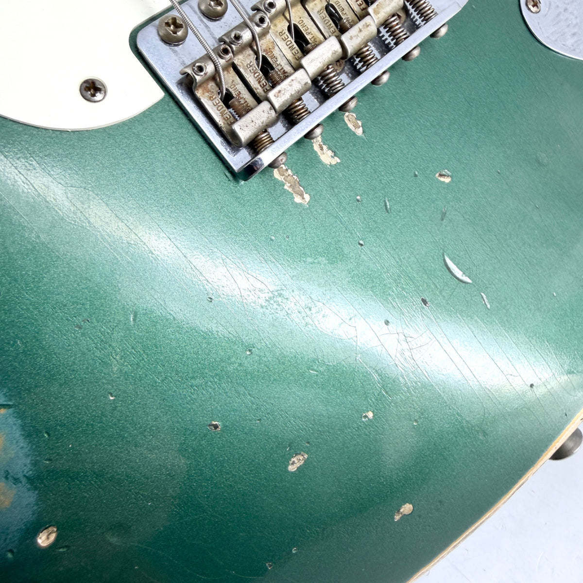 2015 Fender Custom Shop Ltd '57 Stratocaster Heavy Relic - Sherwood Green over Aztec Gold