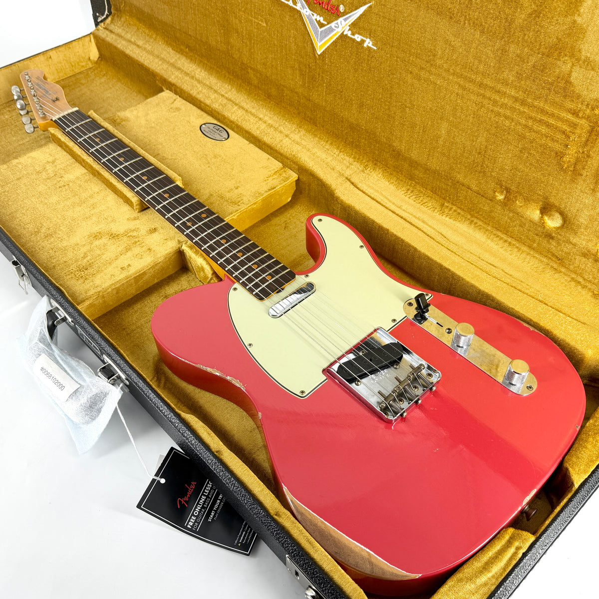 2024 Fender Custom Shop ’63 Telecaster Relic – Aged Fiesta Red