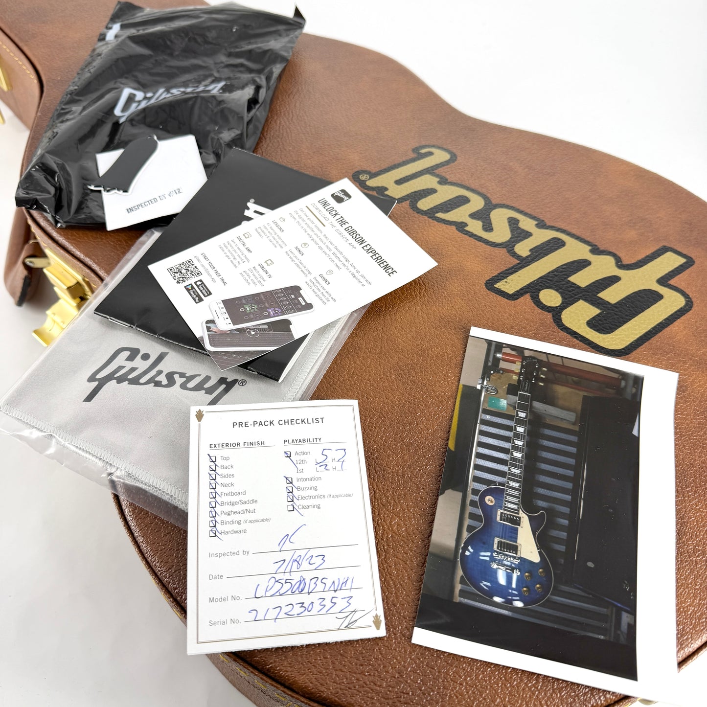 2023 Gibson Les Paul Standard 50s Figured Top – Blueberry Burst