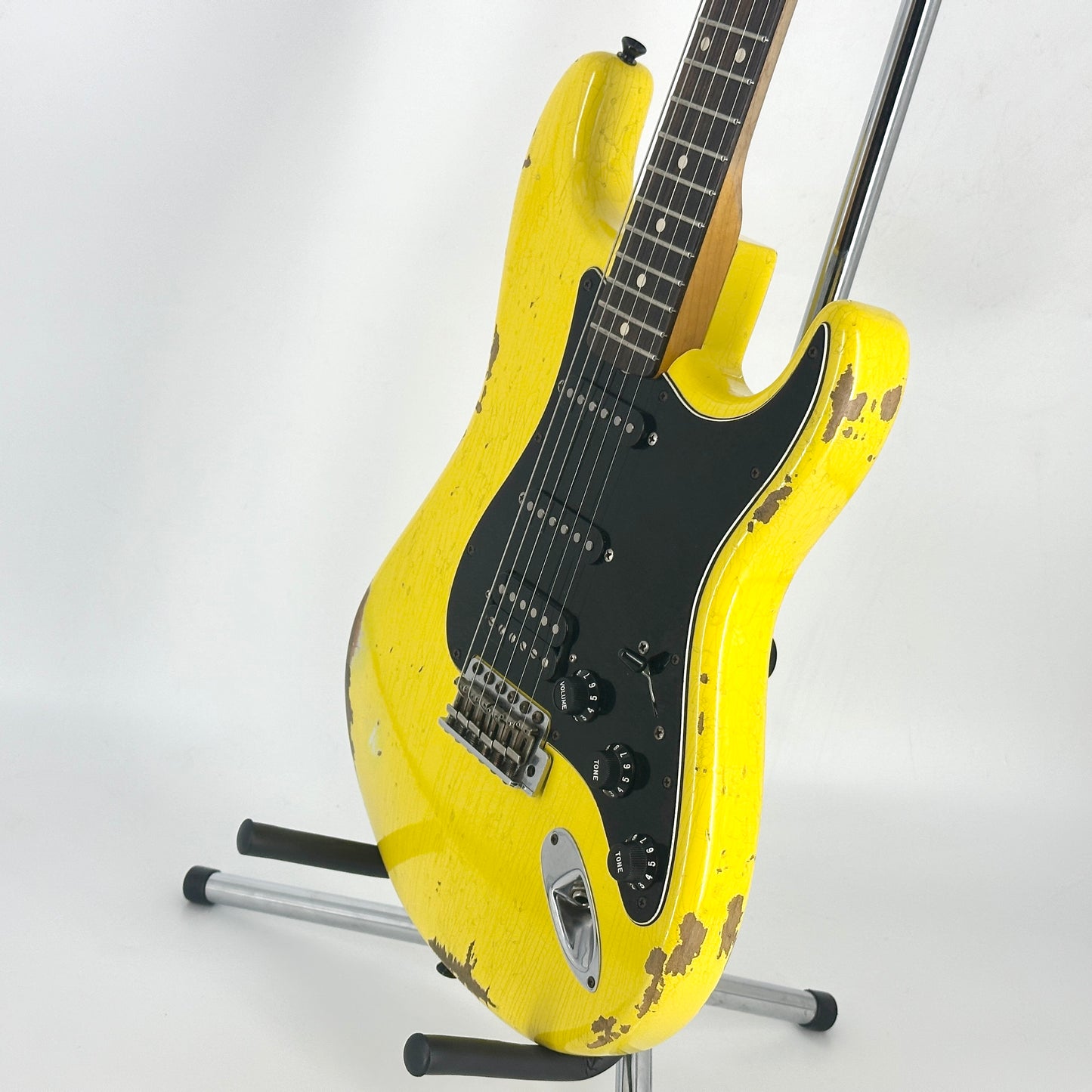 2015 Fender Custom Shop 1960 HSS Stratocaster Heavy Relic – Graffiti Yellow