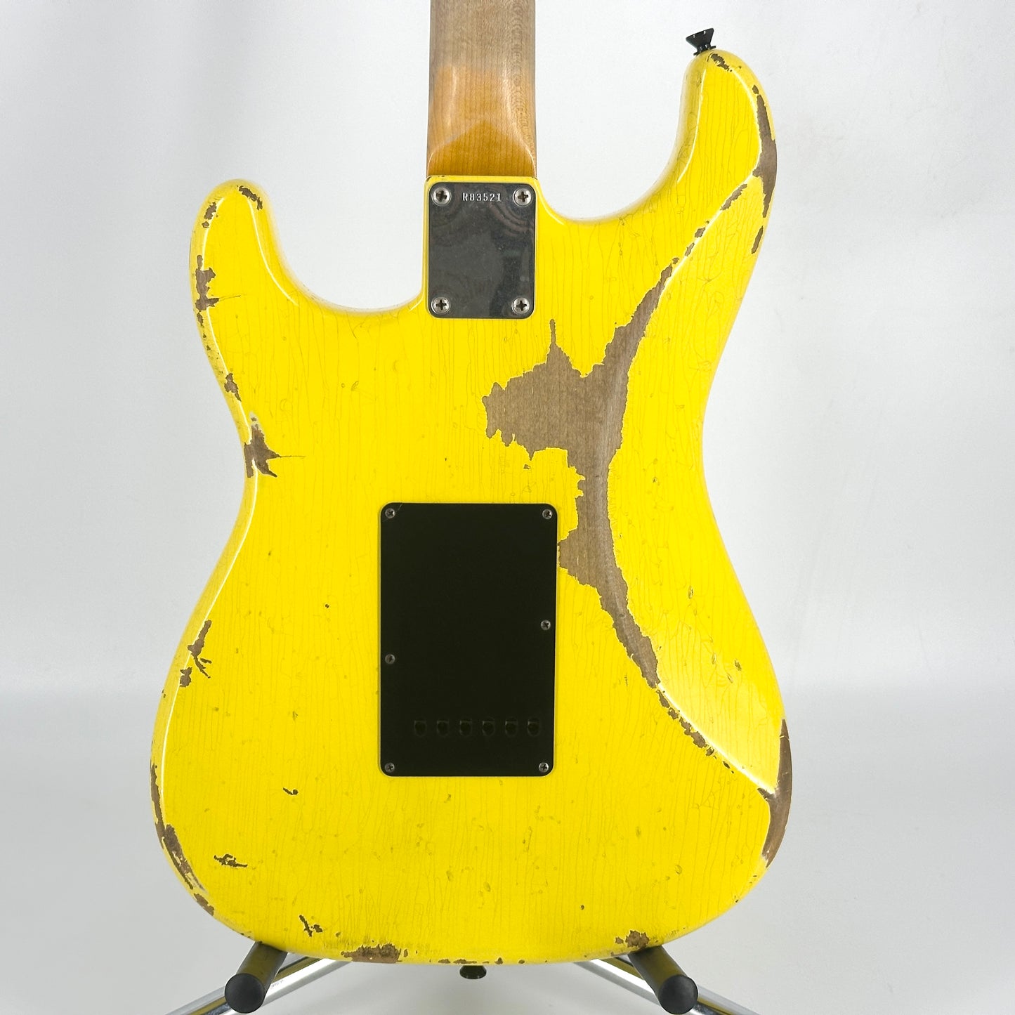 2015 Fender Custom Shop 1960 HSS Stratocaster Heavy Relic – Graffiti Yellow