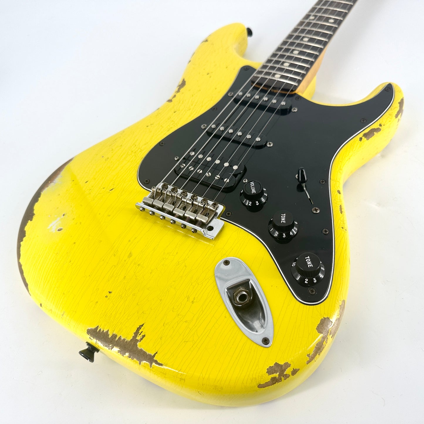 2015 Fender Custom Shop 1960 HSS Stratocaster Heavy Relic – Graffiti Yellow