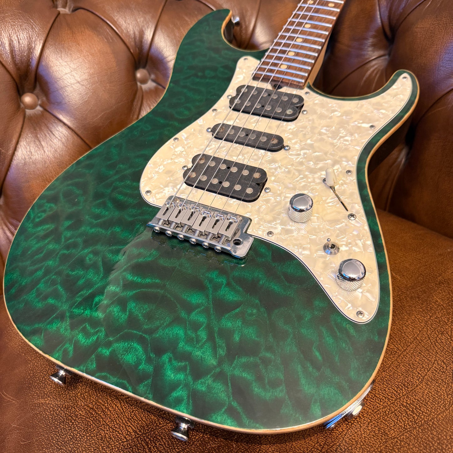 2004 Tom Anderson Hollow Drop Top Classic – Translucent Forest Green