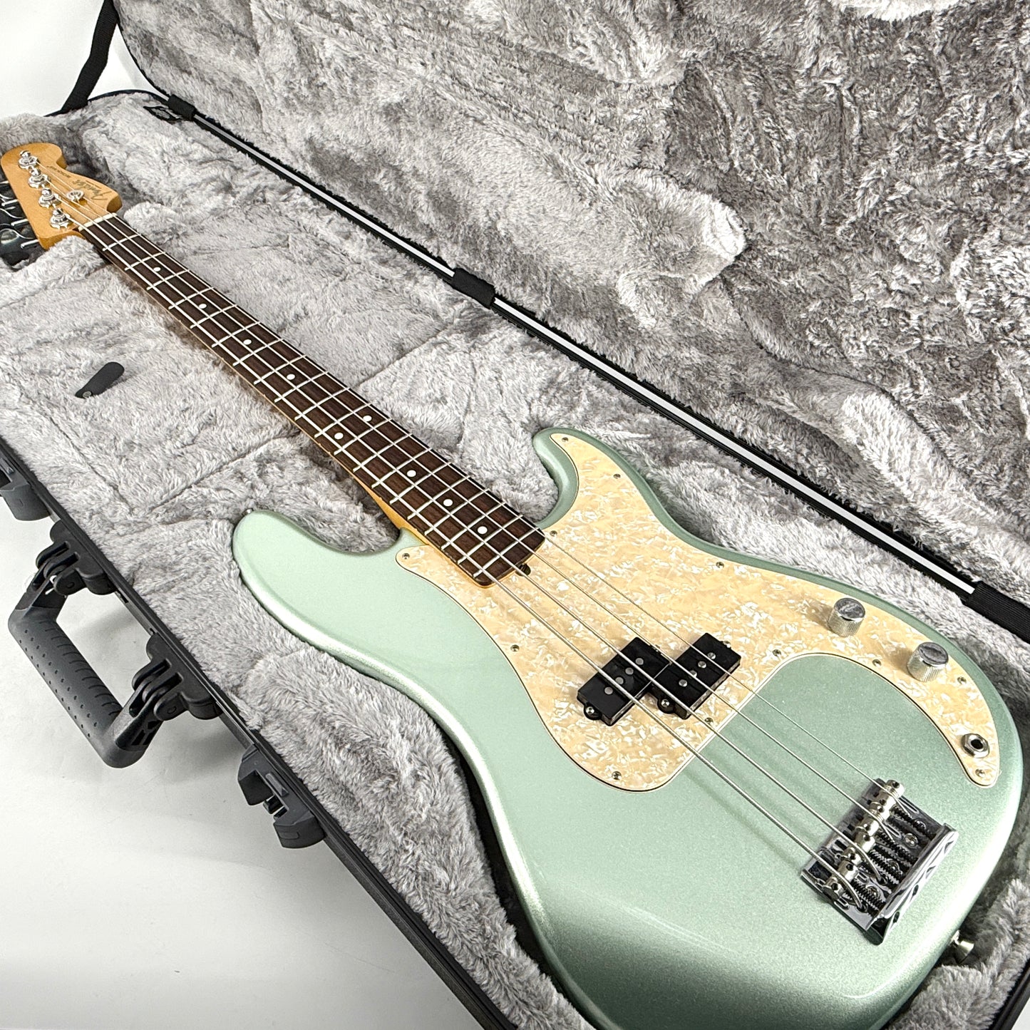 2020 Fender American Professional II Precision Bass - Mystic Surf Green