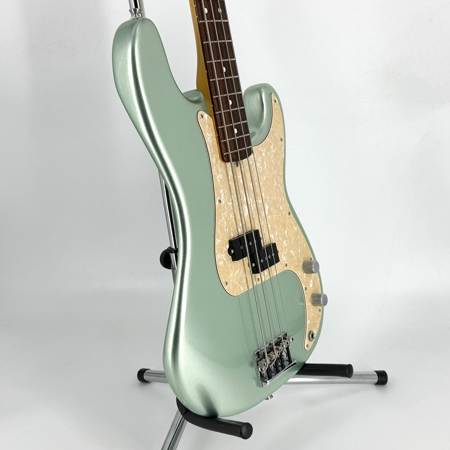 2020 Fender American Professional II Precision Bass - Mystic Surf Green