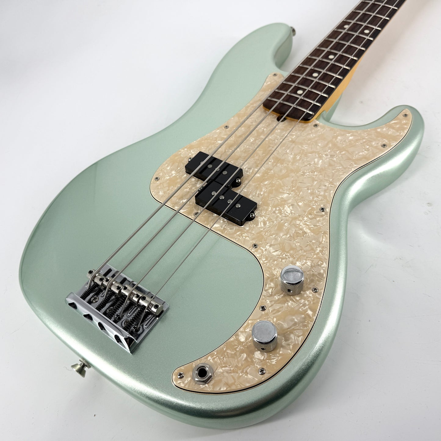 2020 Fender American Professional II Precision Bass - Mystic Surf Green