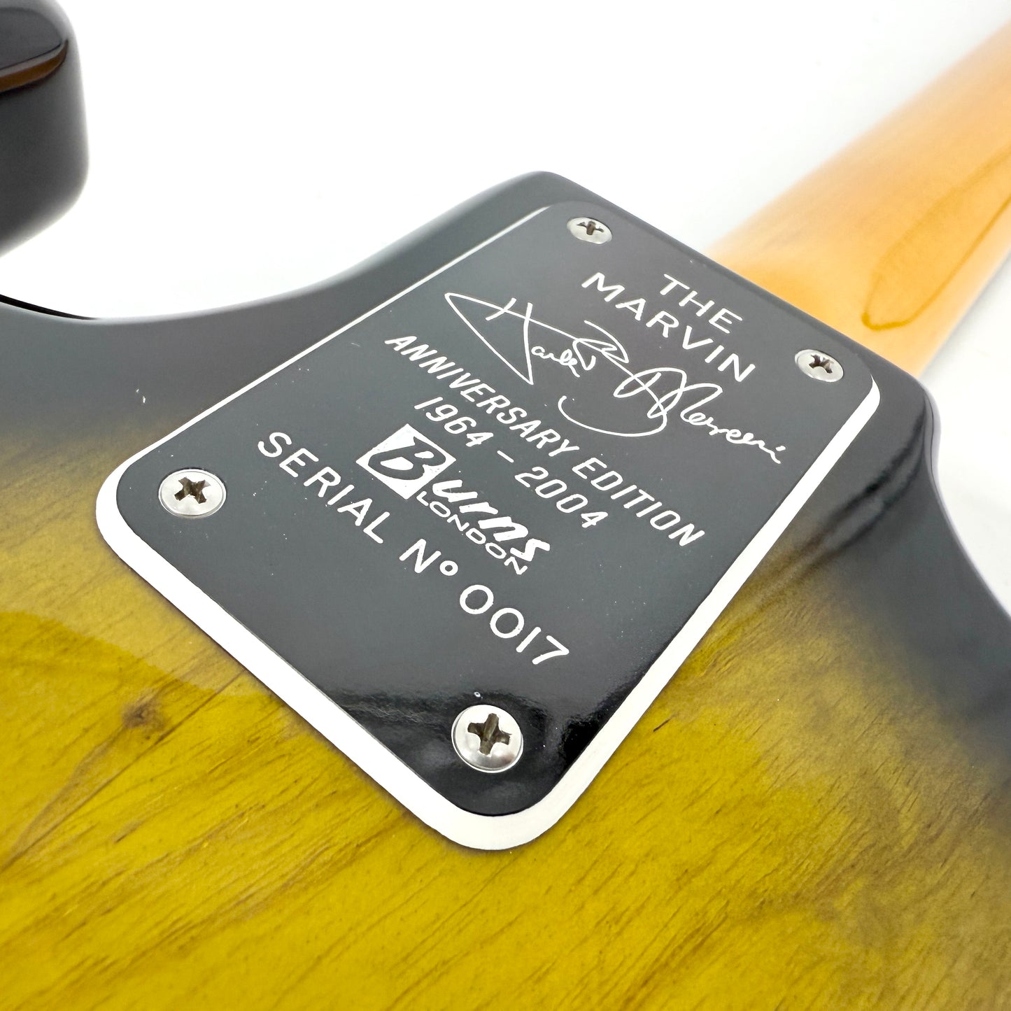2004 Burns 40th Anniversary Hank Marvin 'The Marvin' Signature - Green Sunburst