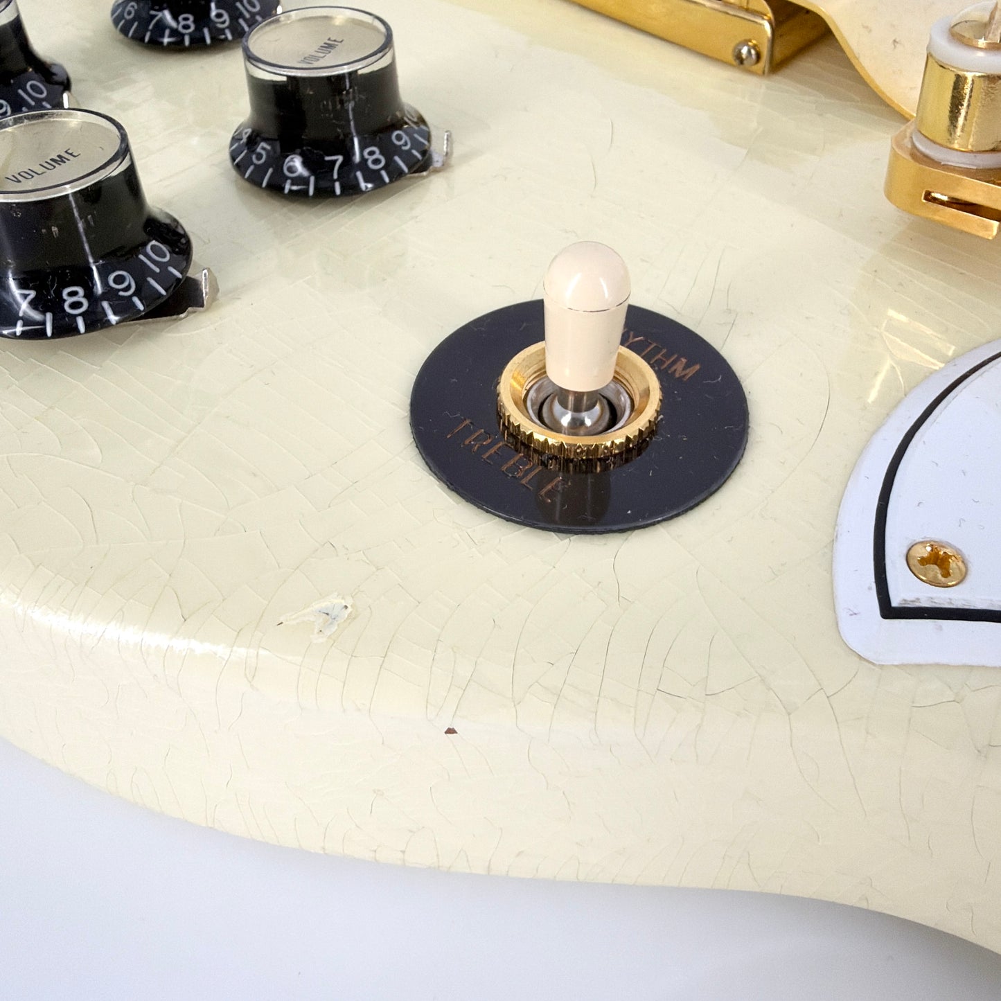 2020 Gibson Murphy Lab '63 Les Paul SG Custom with Maestro Ultra Light Aged - Classic White