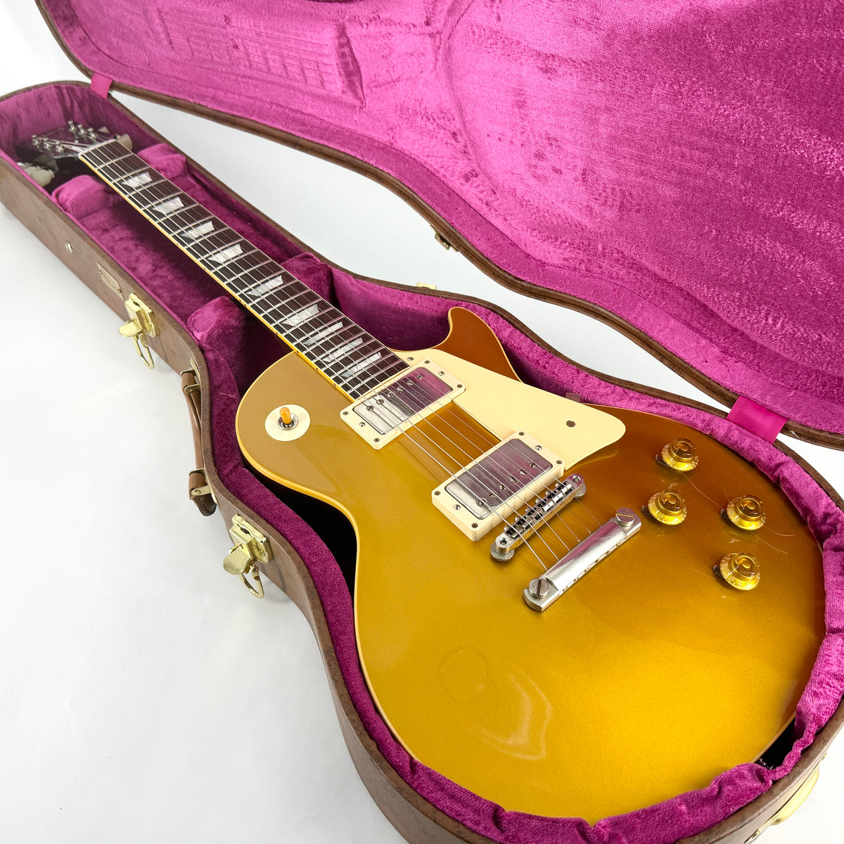 2017 Gibson Custom Shop 1957 Les Paul Standard Reissue - Gold Top Dark Back