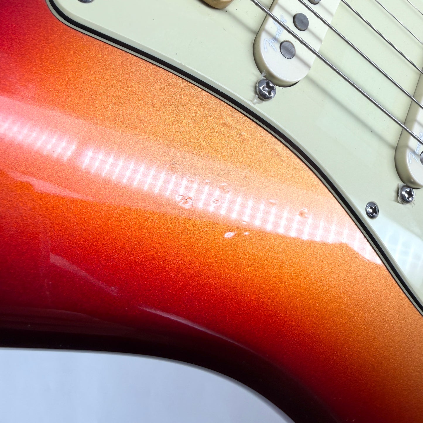 2010 Fender American Deluxe Stratocaster – Sunset Metallic