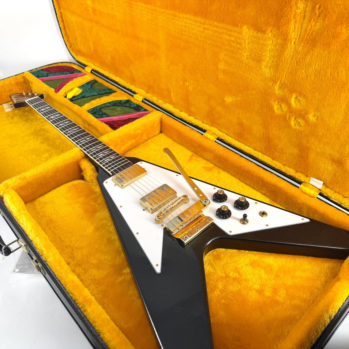 2020 Gibson Custom Shop Murphy Aged Jimi Hendrix 1969 Flying V - Ebony