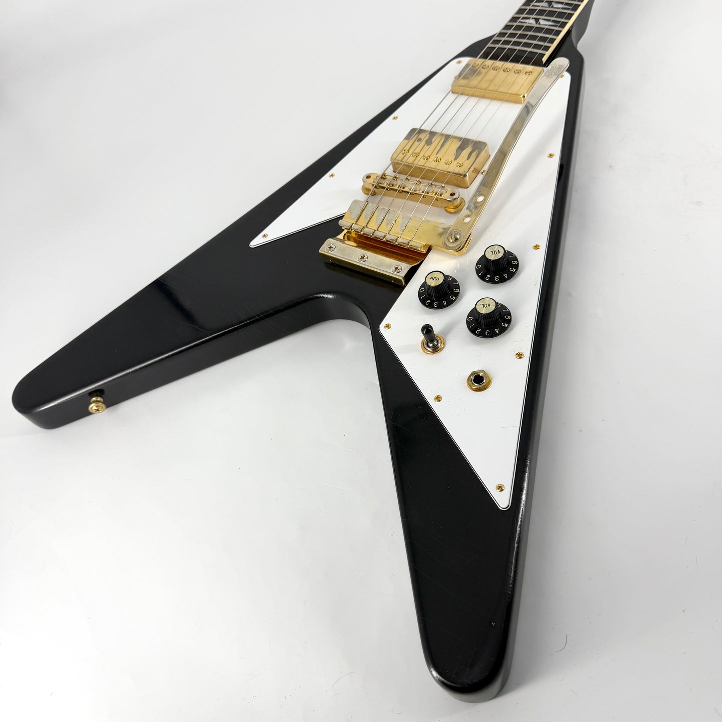 2020 Gibson Custom Shop Murphy Aged Jimi Hendrix 1969 Flying V - Ebony