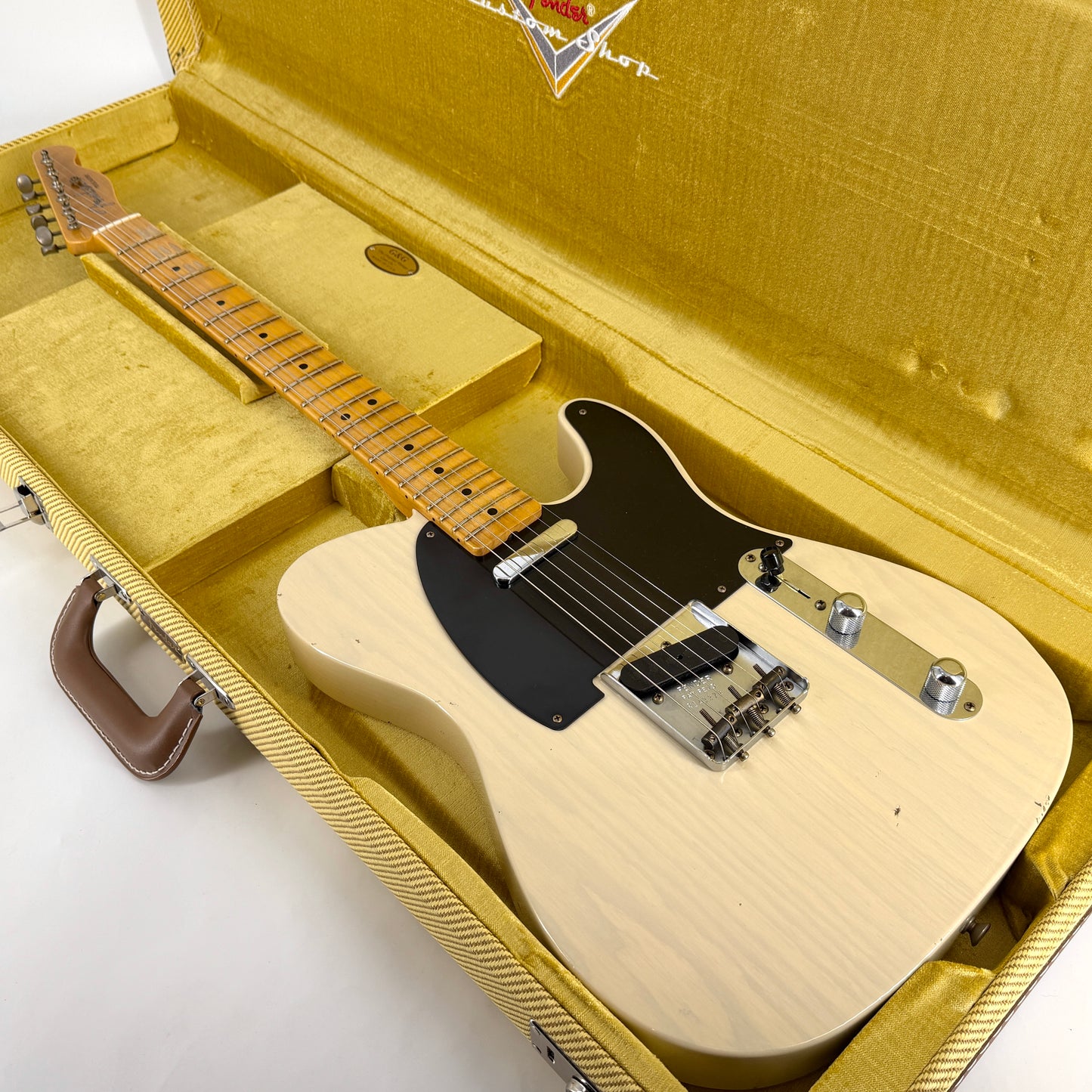 2025 Fender Custom Shop ’52 Journeyman Relic Telecaster – Vintage Blonde