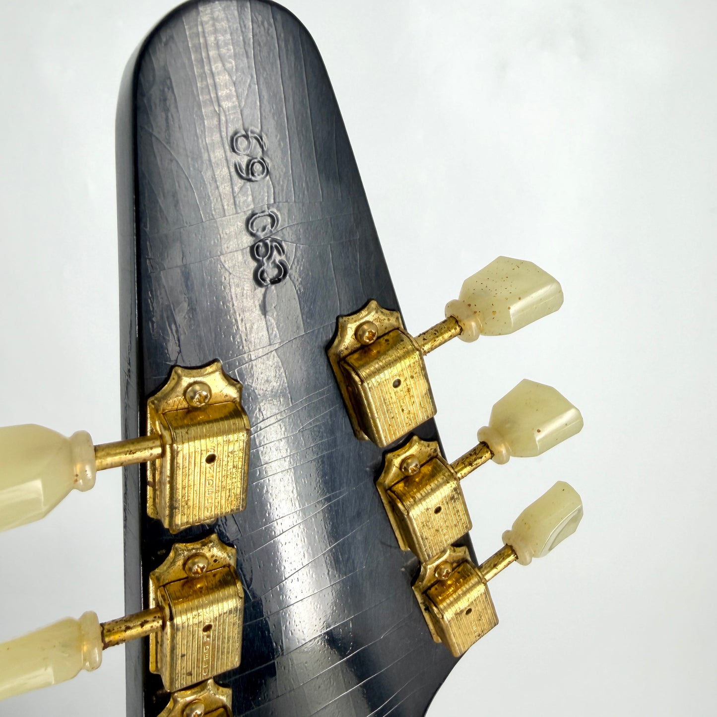 2020 Gibson Custom Shop Murphy Aged Jimi Hendrix 1969 Flying V - Ebony