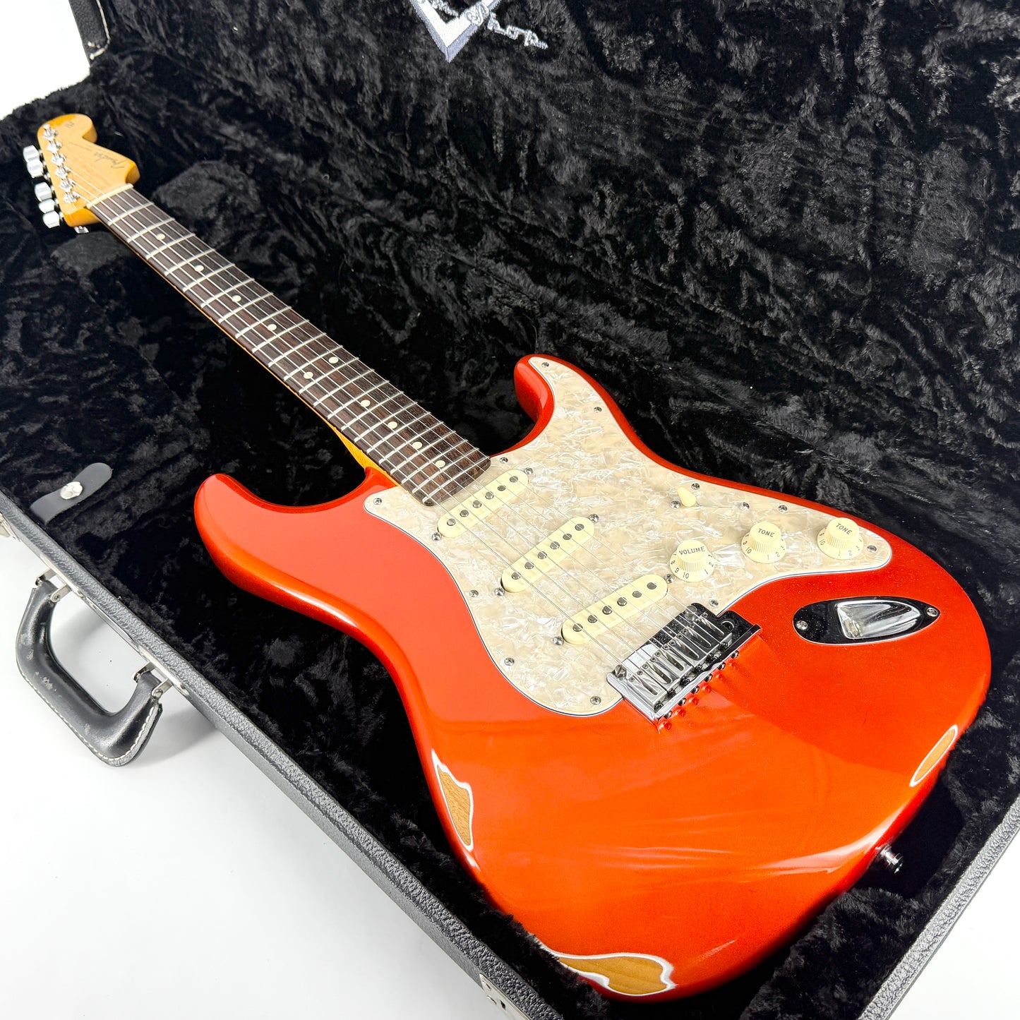 2009 Fender Custom Shop Deluxe Stratocaster – Candy Tangerine