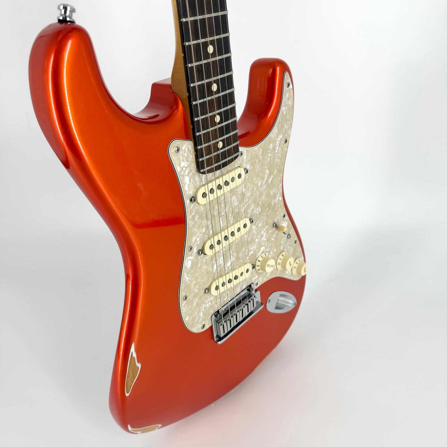 2009 Fender Custom Shop Deluxe Stratocaster – Candy Tangerine