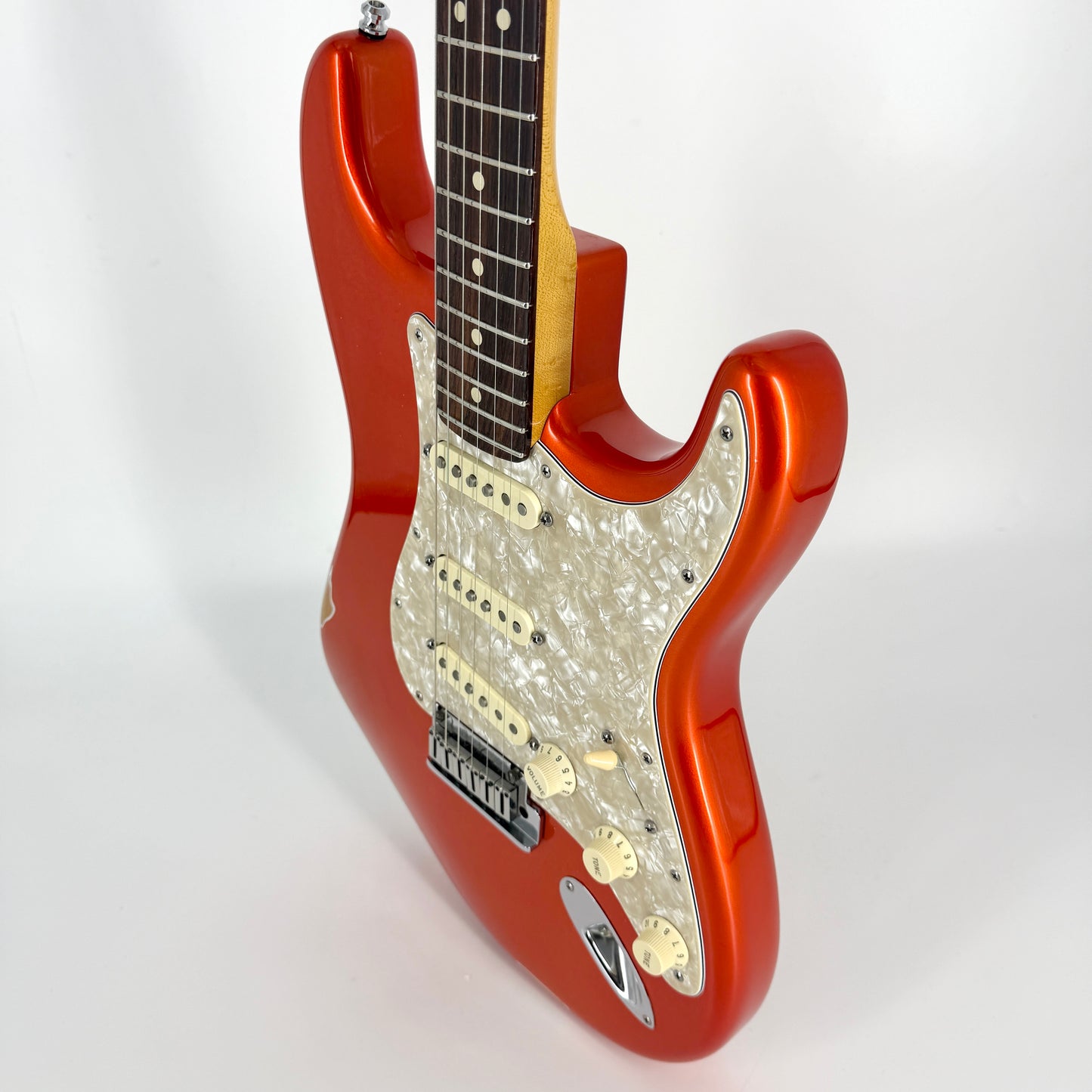 2009 Fender Custom Shop Deluxe Stratocaster – Candy Tangerine