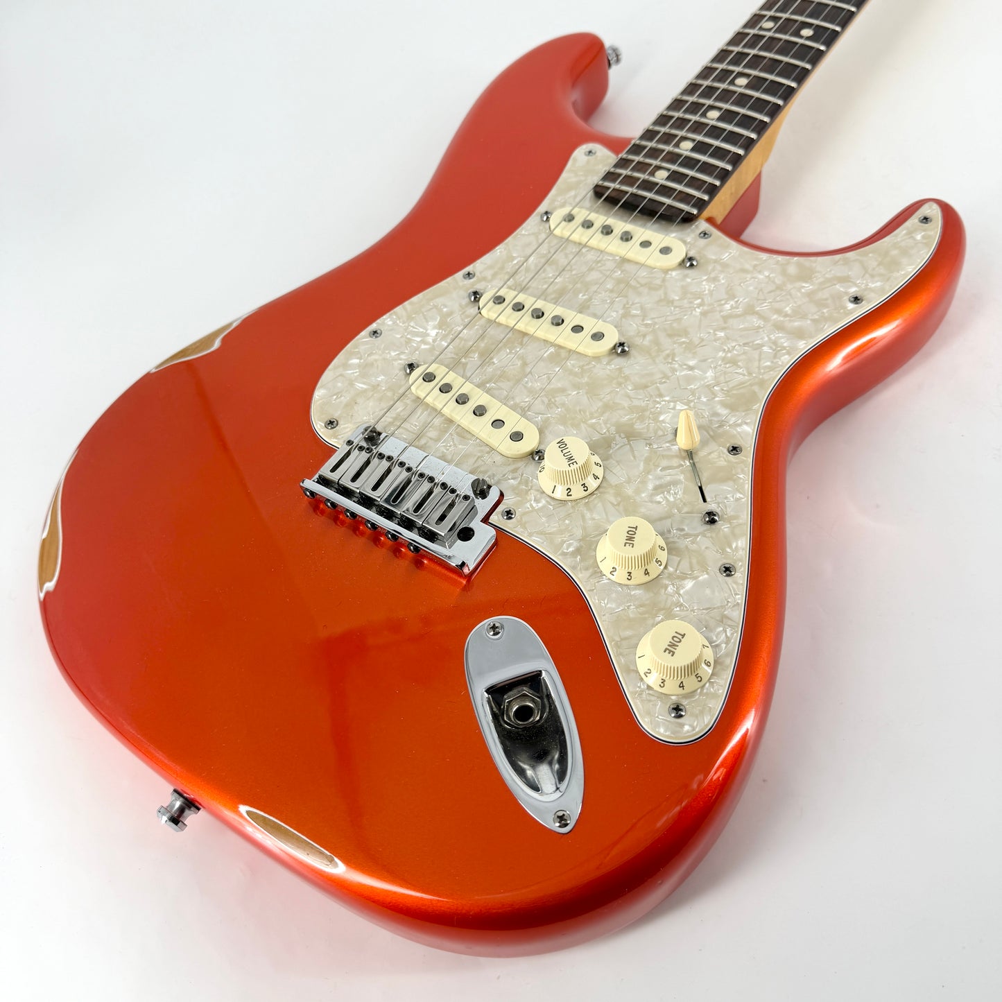 2009 Fender Custom Shop Deluxe Stratocaster – Candy Tangerine