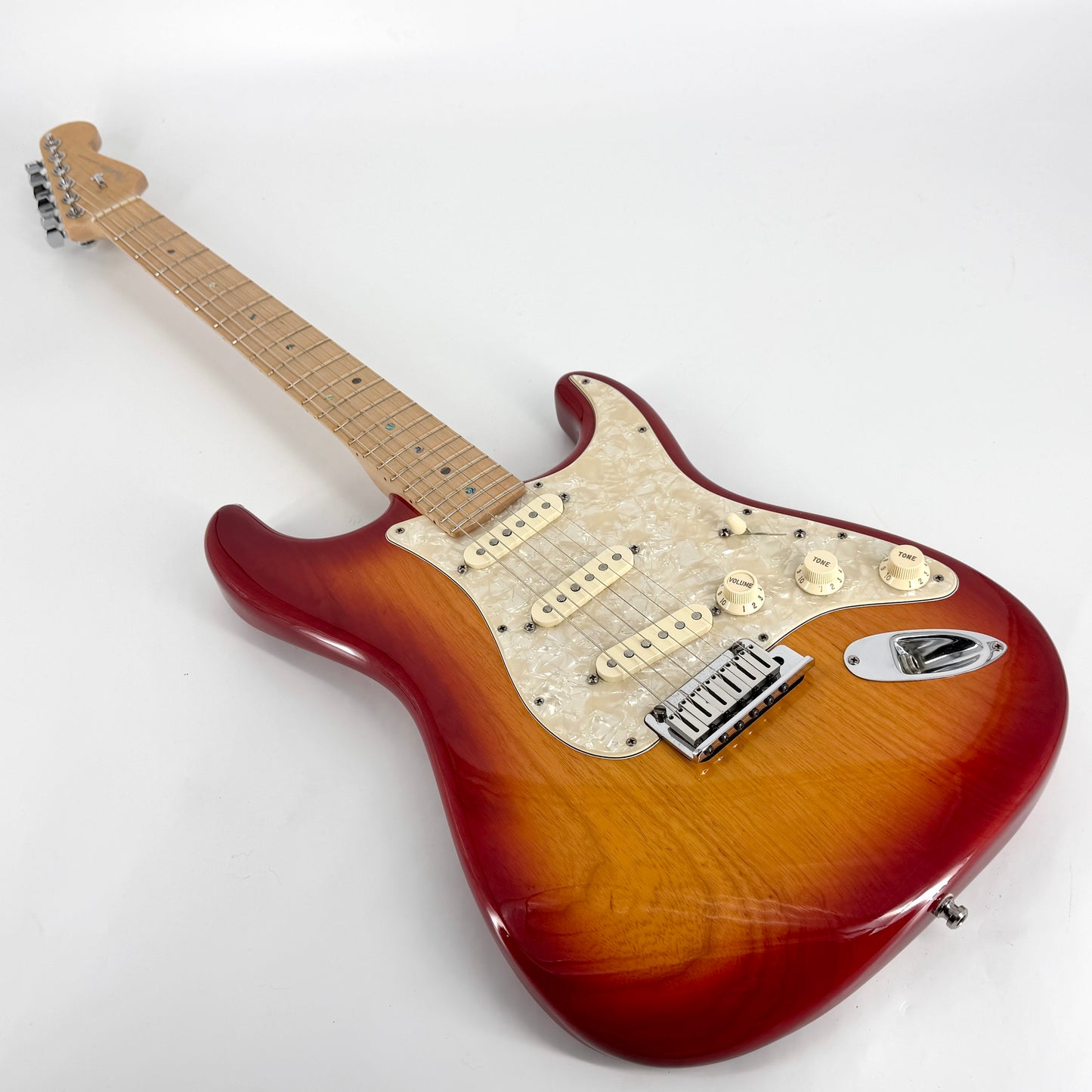 2007 Fender American Deluxe Ash Stratocaster – Aged Cherry Burst