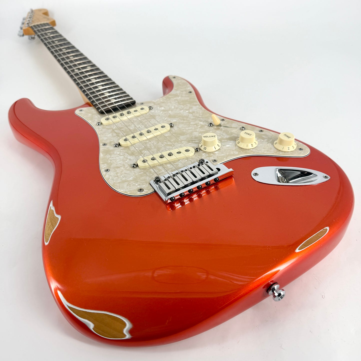 2009 Fender Custom Shop Deluxe Stratocaster – Candy Tangerine