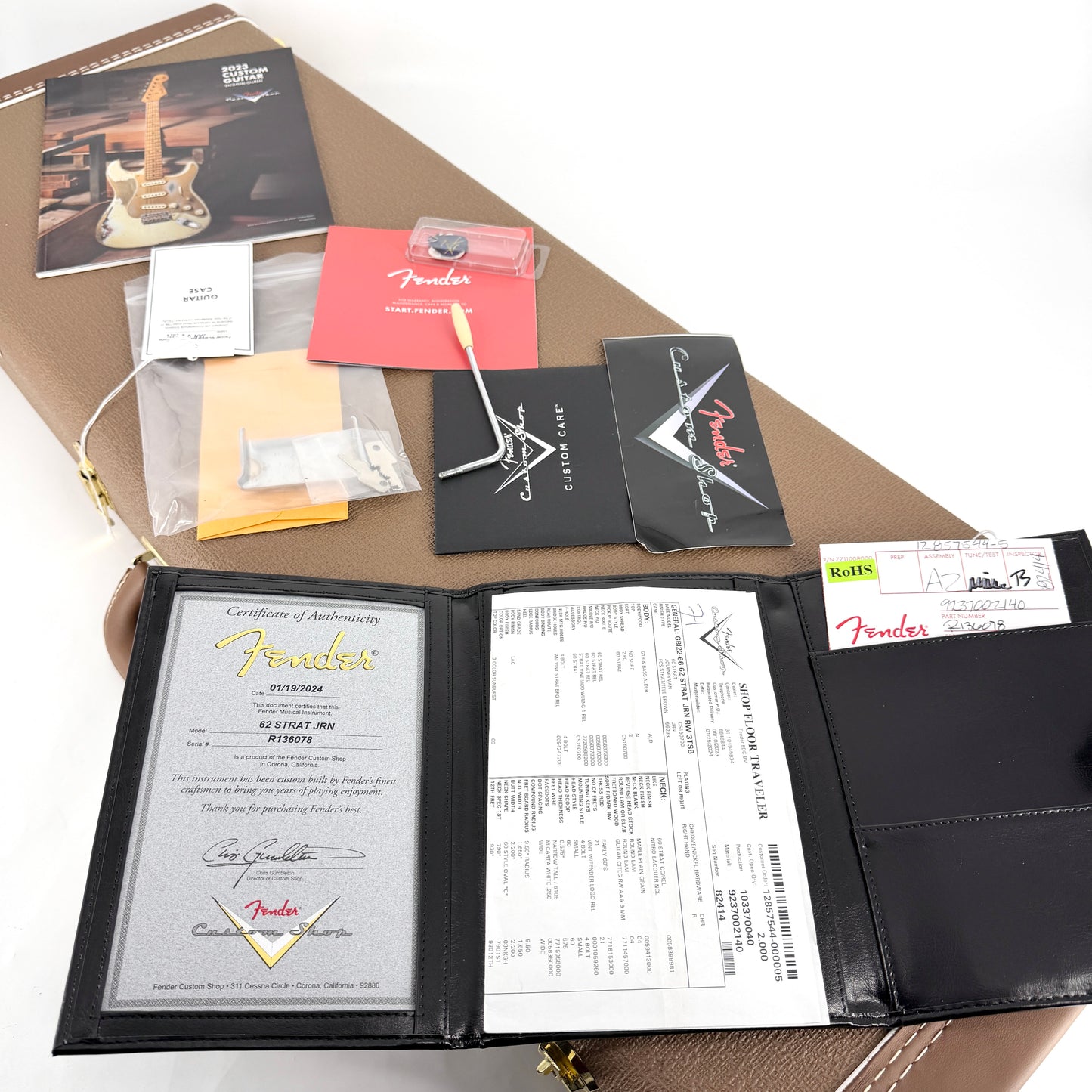 2024 Fender Custom Shop ’62 Journeyman Relic Stratocaster - 3 Tone Sunburst