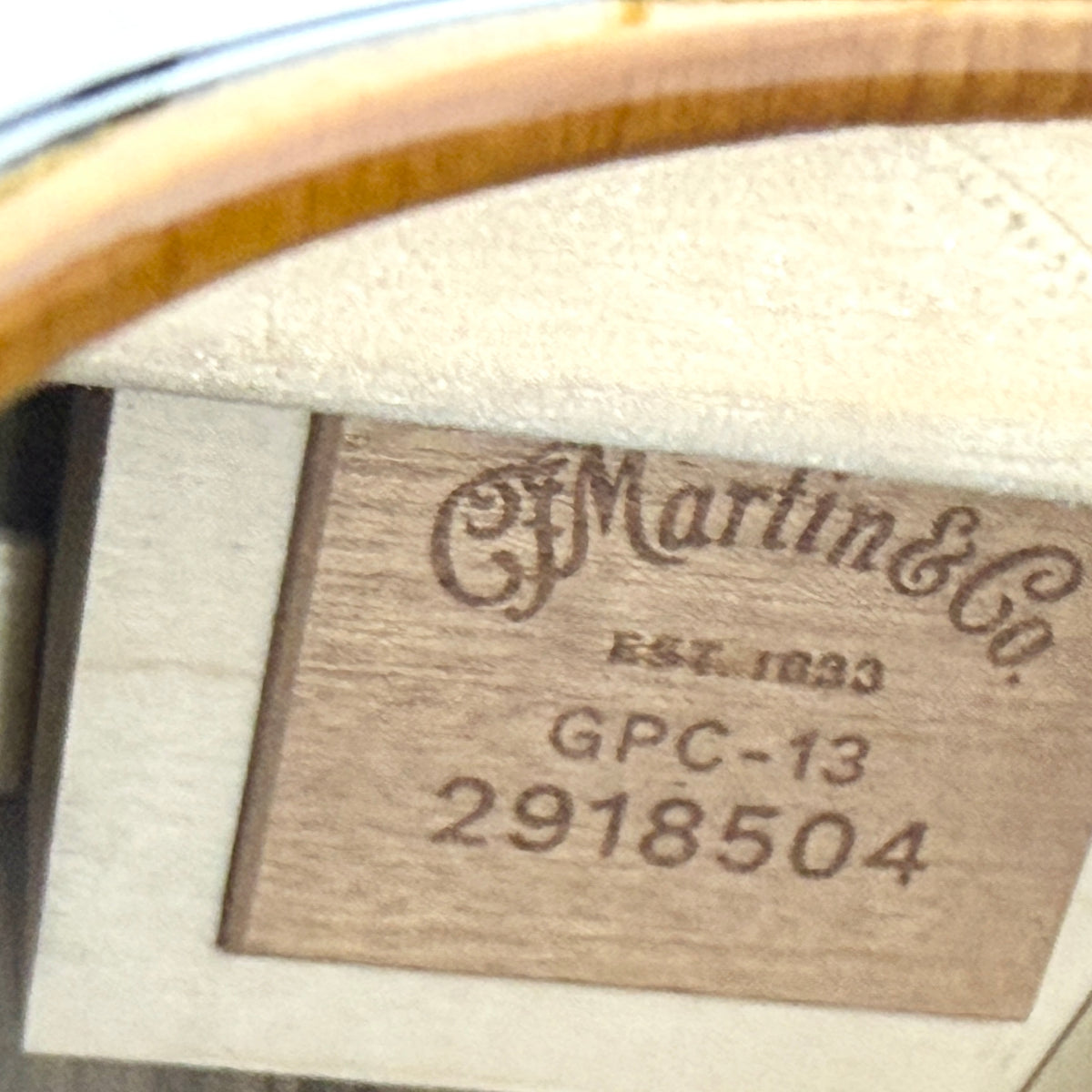 2024 Martin GPC-13E - Ziricote Burst