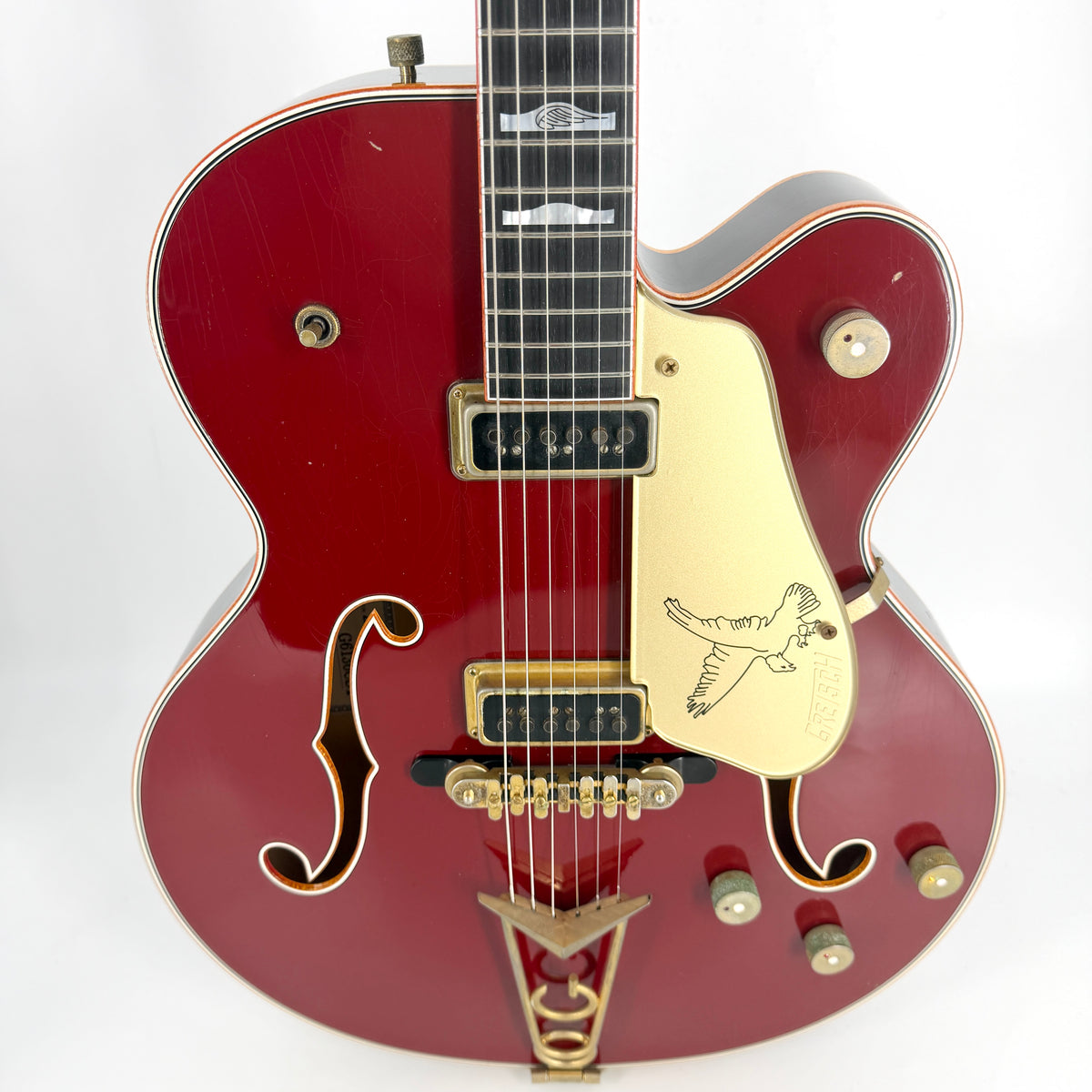 2013 Gretsch Custom Shop Stephen Stern Masterbuilt Falcon Relic G6136CST - Firebird Red