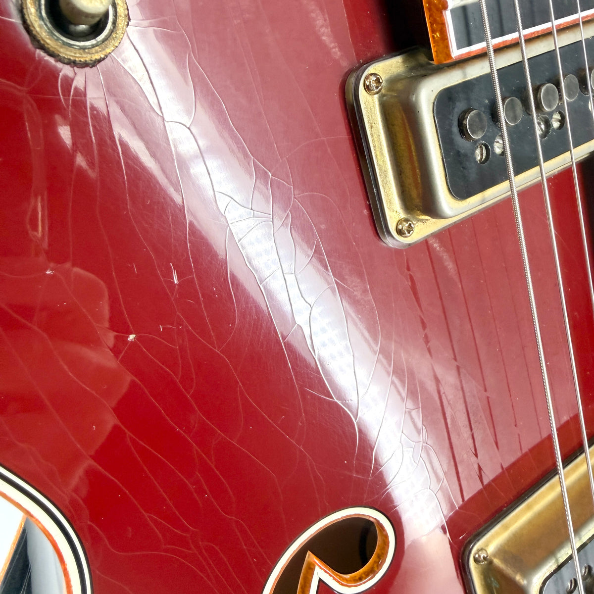 2013 Gretsch Custom Shop Stephen Stern Masterbuilt Falcon Relic G6136CST - Firebird Red
