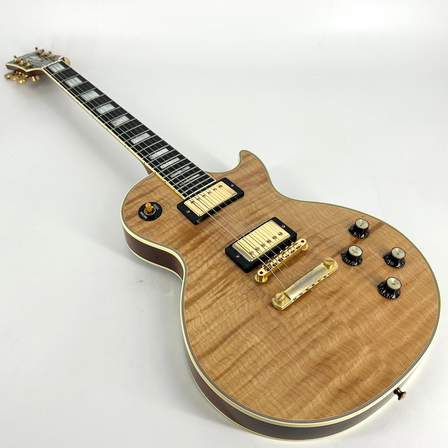 2007 Gibson Shop '68 Les Paul Custom Flame – Vintage Natural