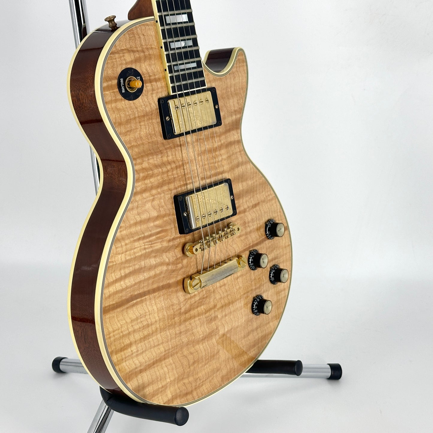 2007 Gibson Shop '68 Les Paul Custom Flame – Vintage Natural