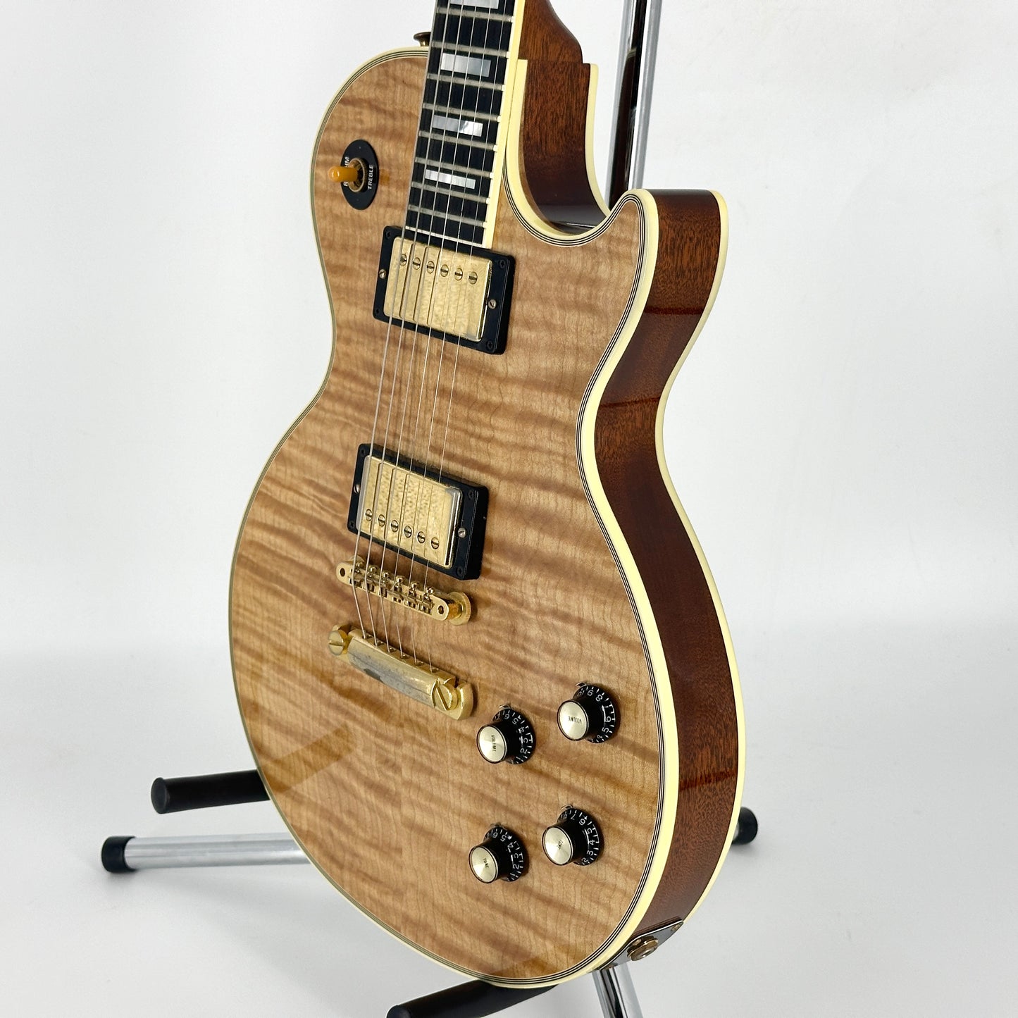 2007 Gibson Shop '68 Les Paul Custom Flame – Vintage Natural