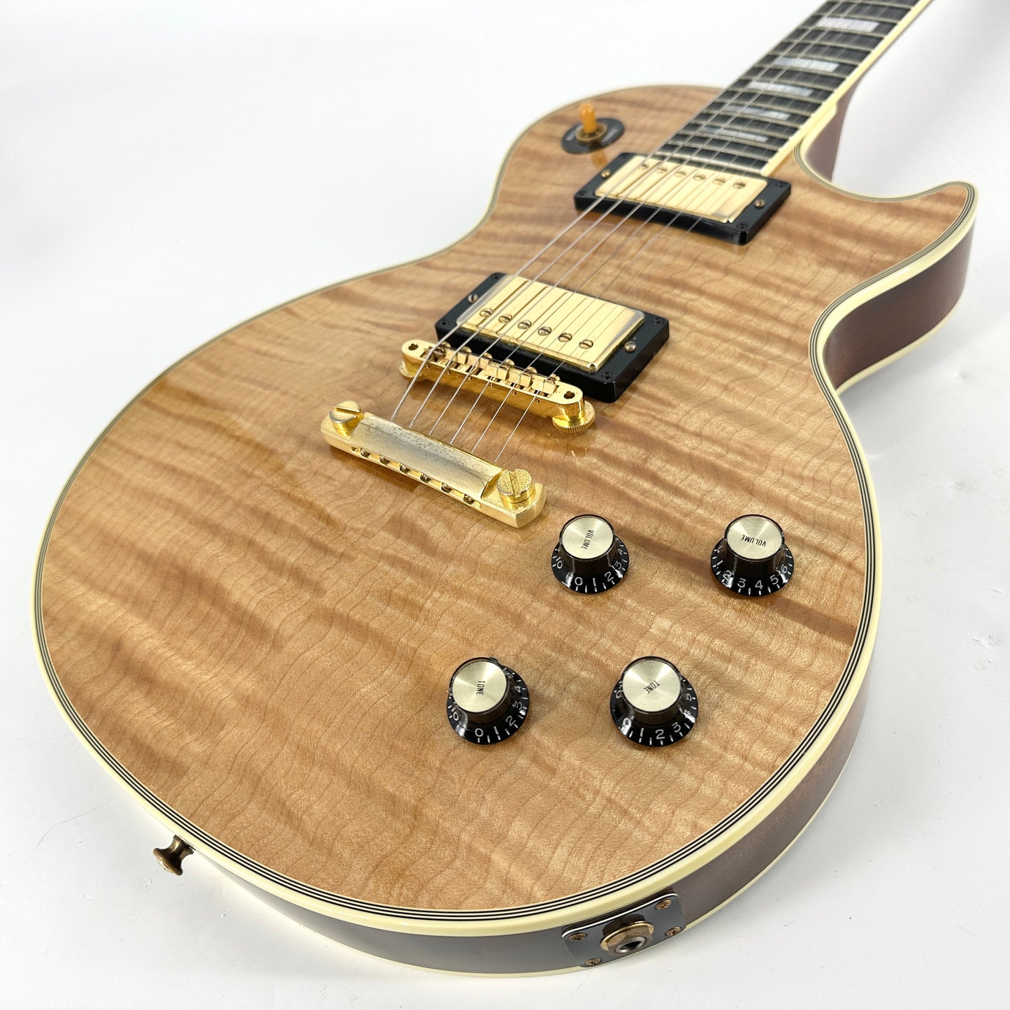 2007 Gibson Shop '68 Les Paul Custom Flame – Vintage Natural