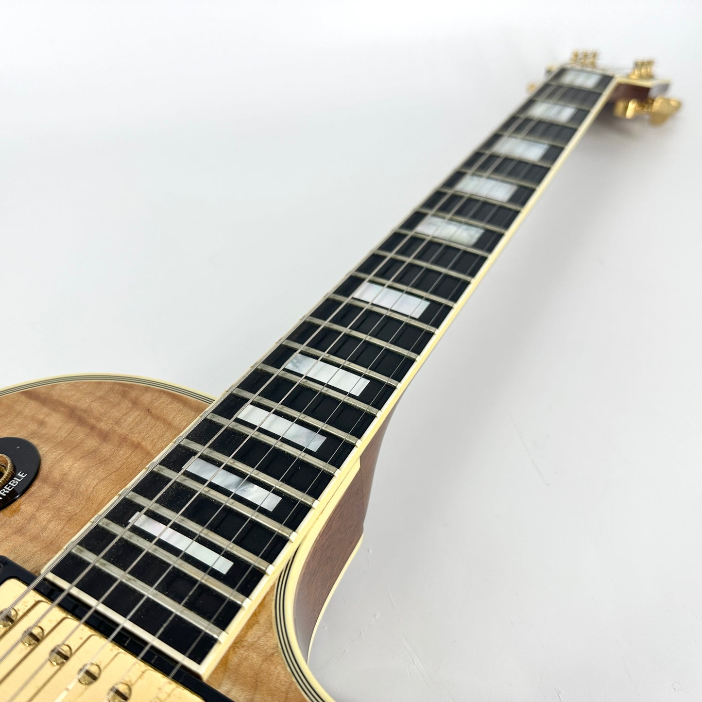 2007 Gibson Shop '68 Les Paul Custom Flame – Vintage Natural