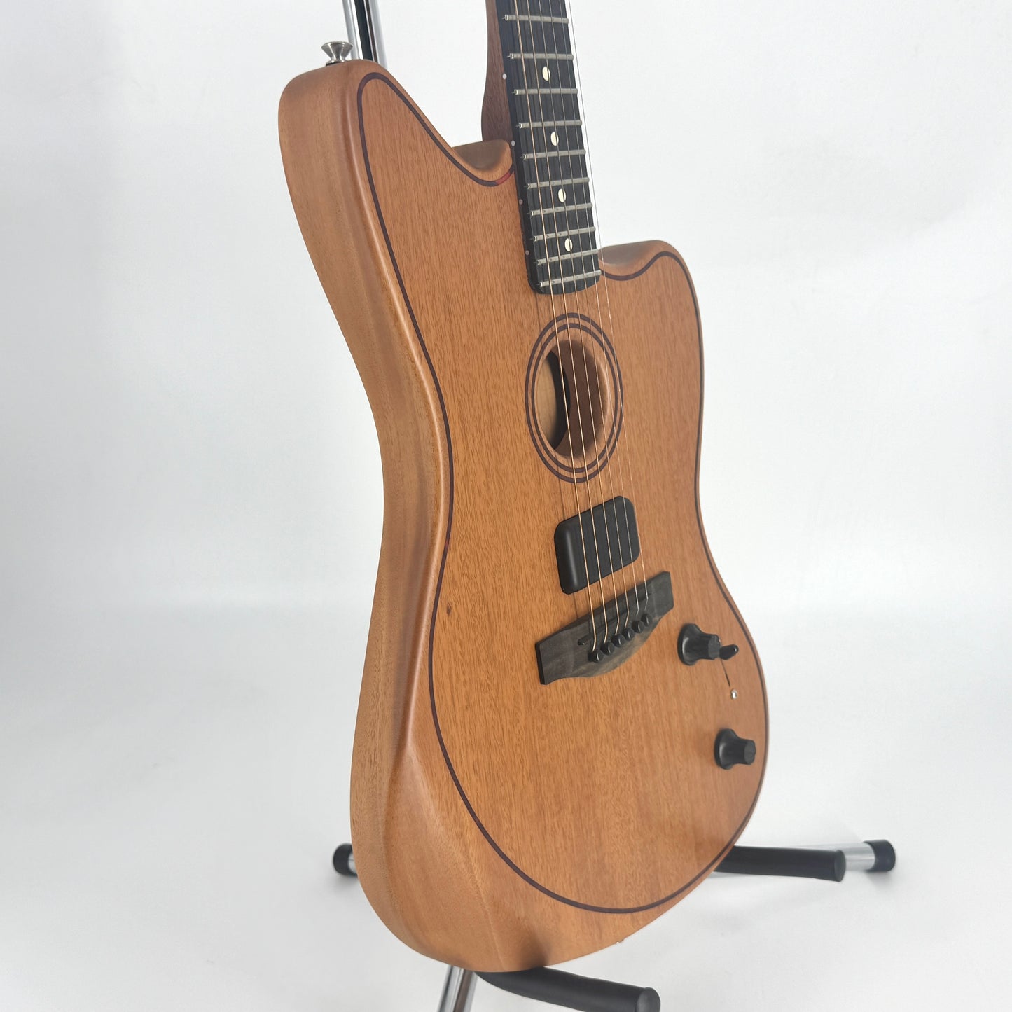2023 Fender American Acoustasonic Jazzmaster - All Mahogany