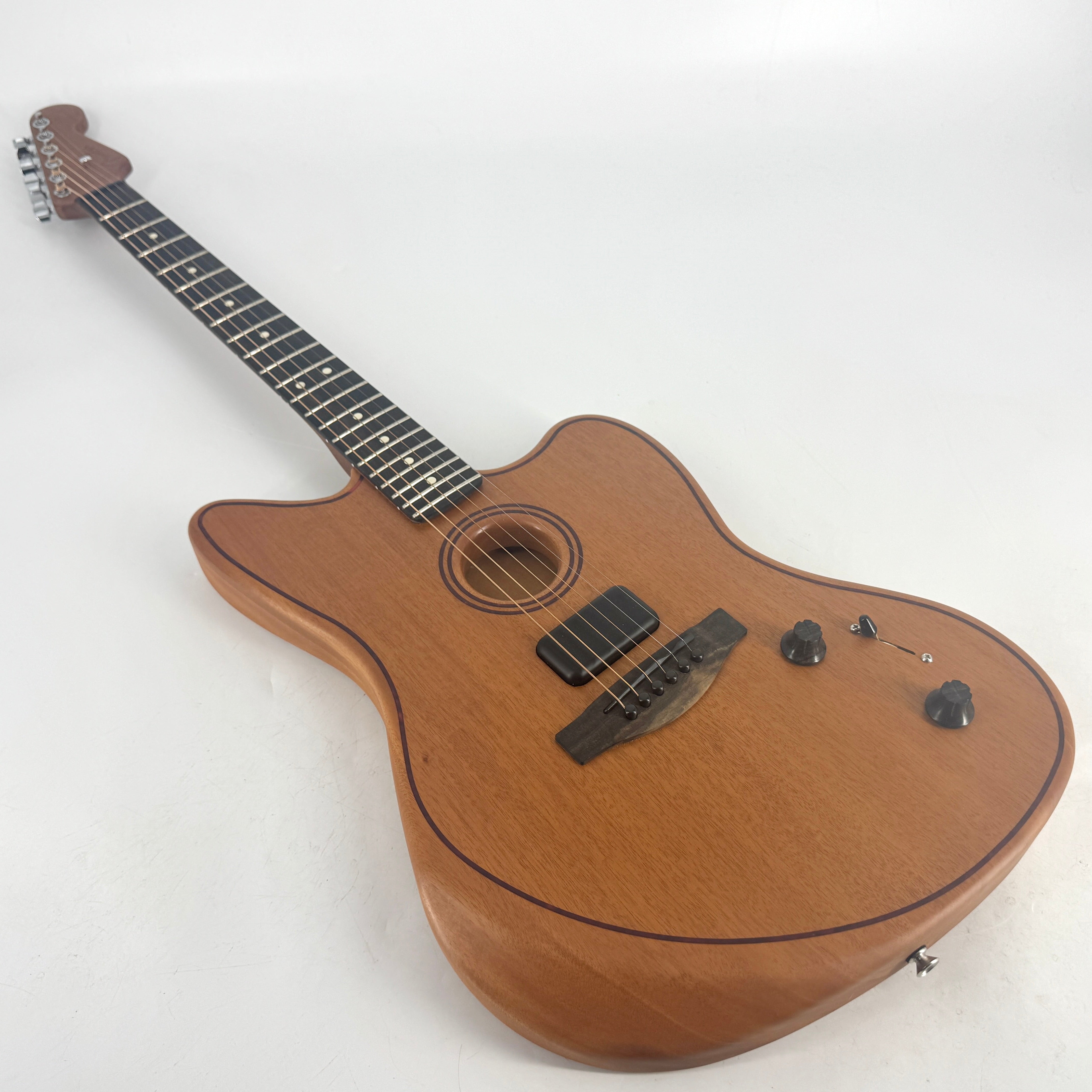 2023 Fender American Acoustasonic Jazzmaster - All Mahogany